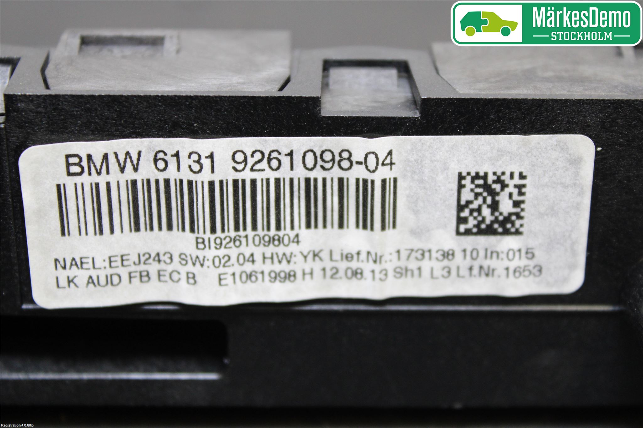 BMW 1 F20/F21 11-19 Cd Radio - Multimediapanel
