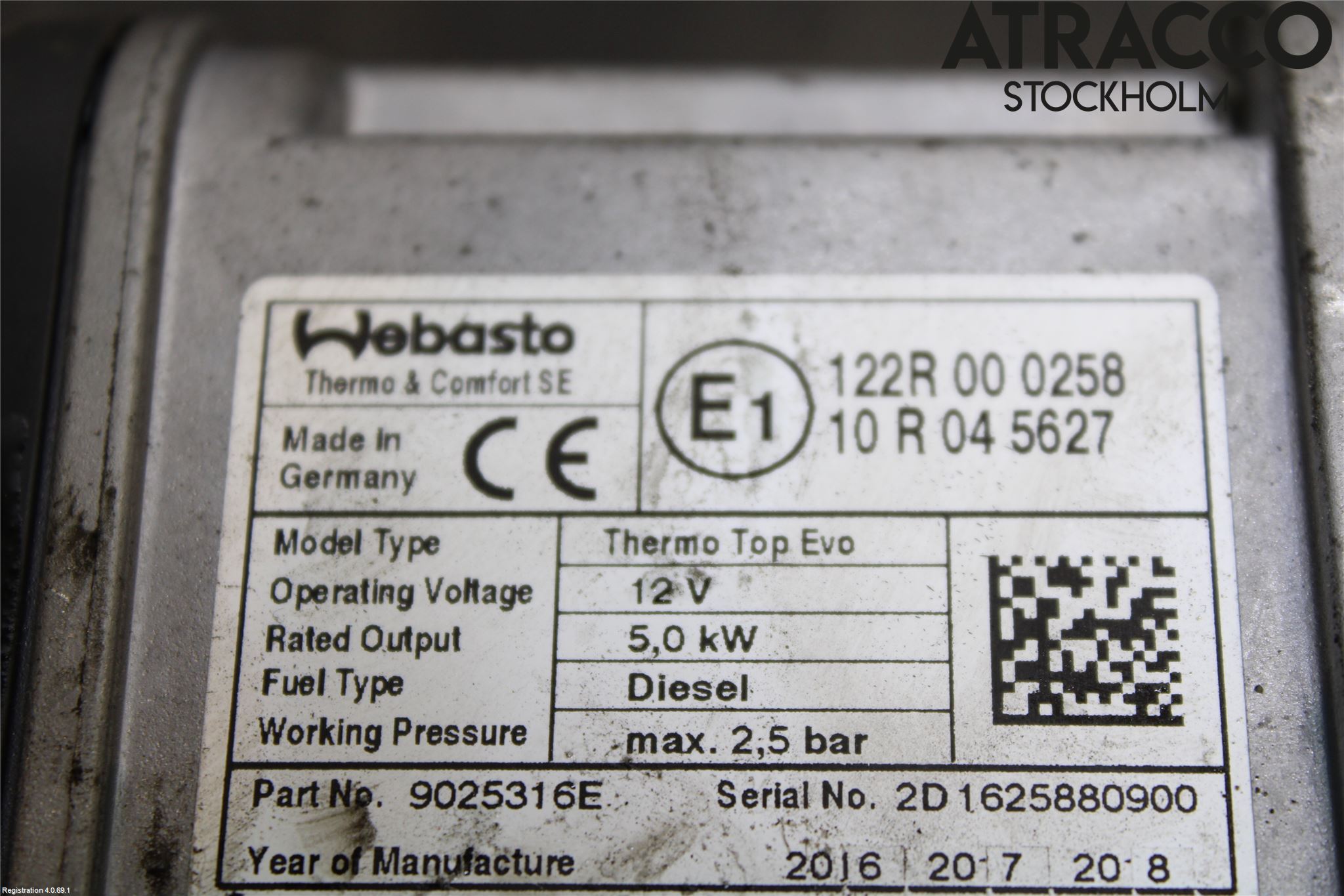 BMW X5 F15 13-18 Dieselvärmare