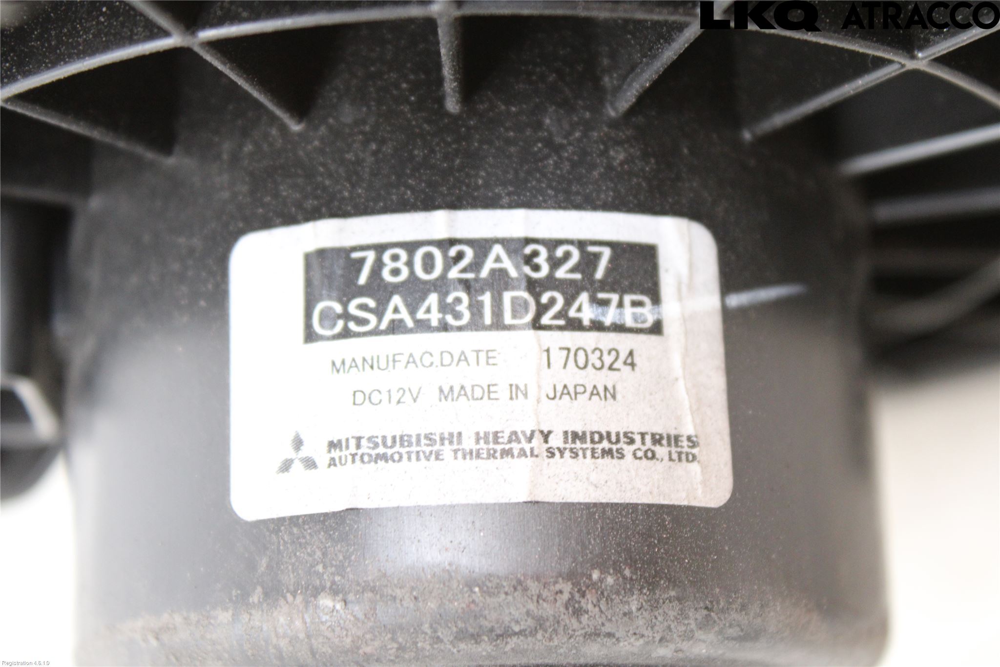 Mitsubishi OUTLANDER 13-21 Värmefläkt