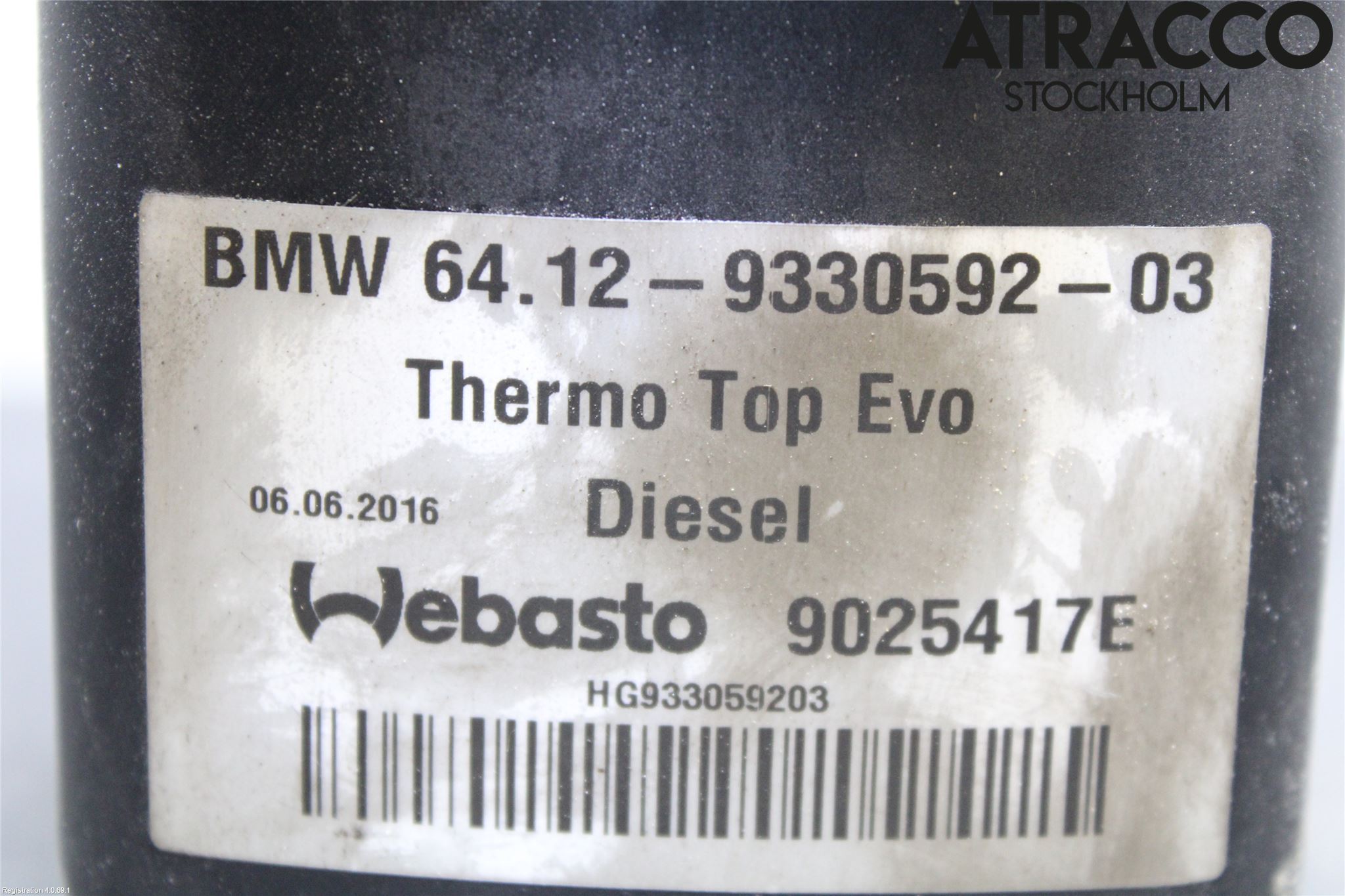 BMW X5 F15 13-18 Dieselvärmare