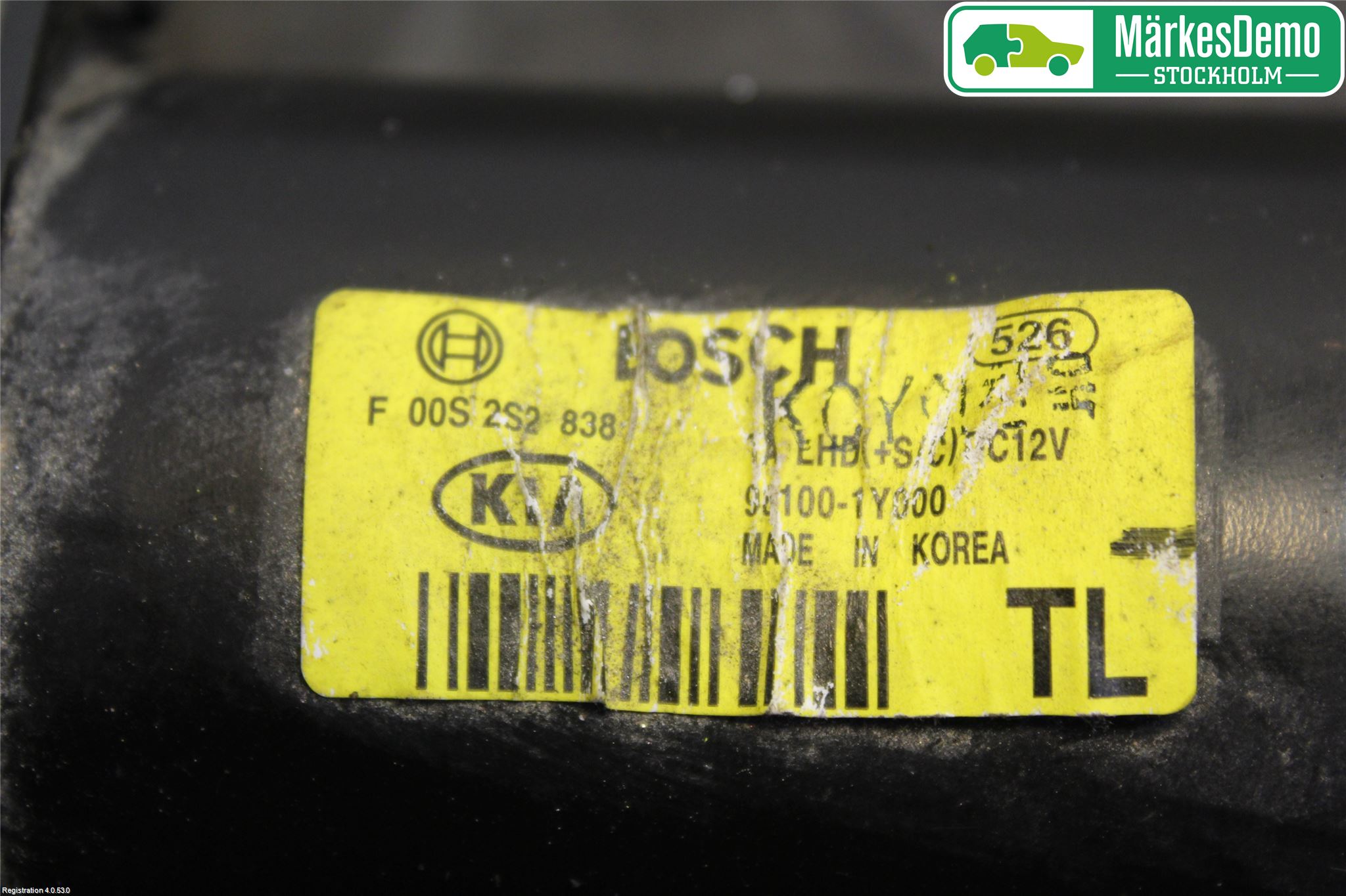 Kia PICANTO 12-17 Torkarmotor Vindruta