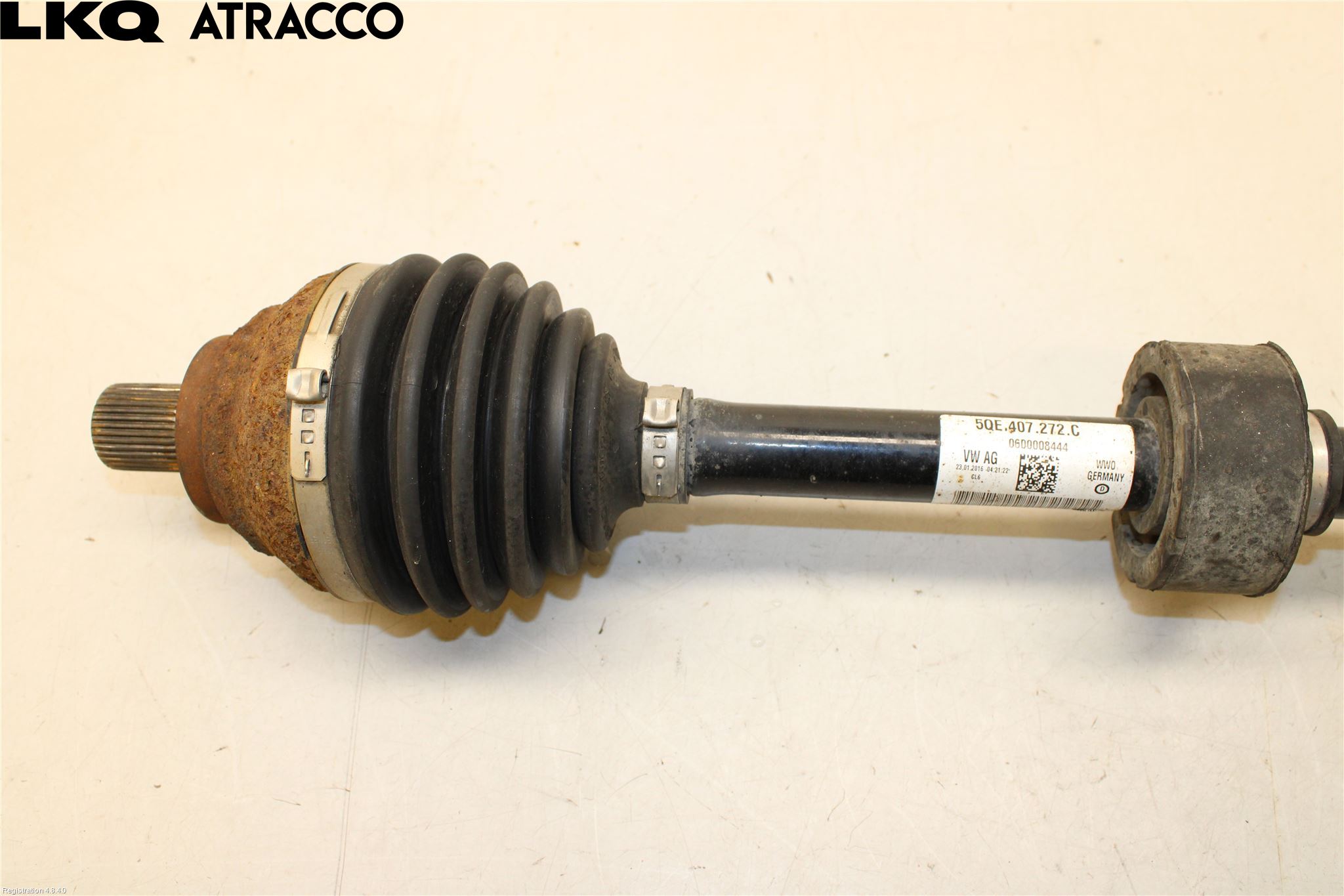 Volkswagen VW GOLF / E-GOLF VII 13-20 Drivaxel Fram Höger