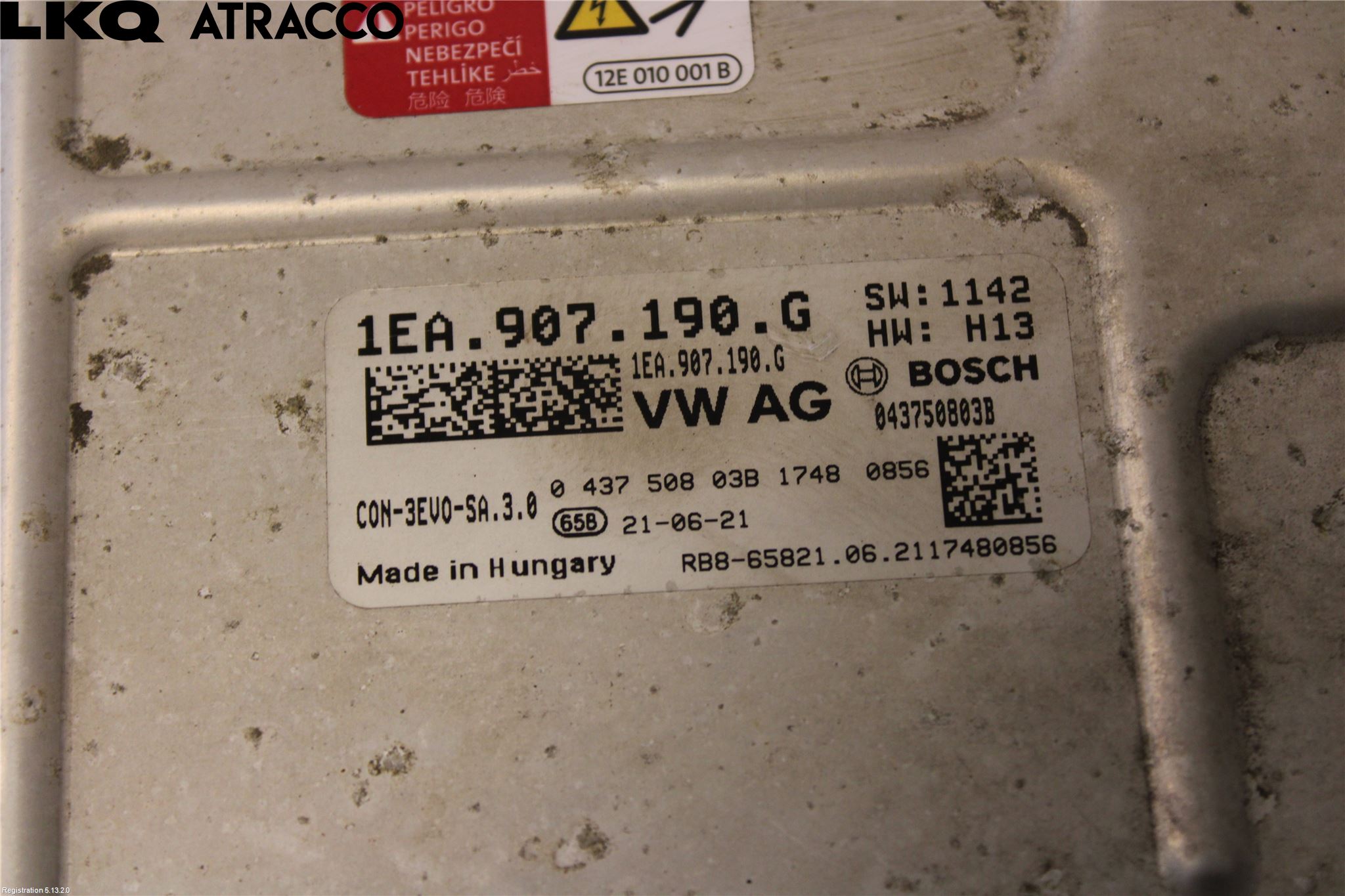 Skoda ENYAQ iV 21- Dc-Cd Omvandlare Hybrid