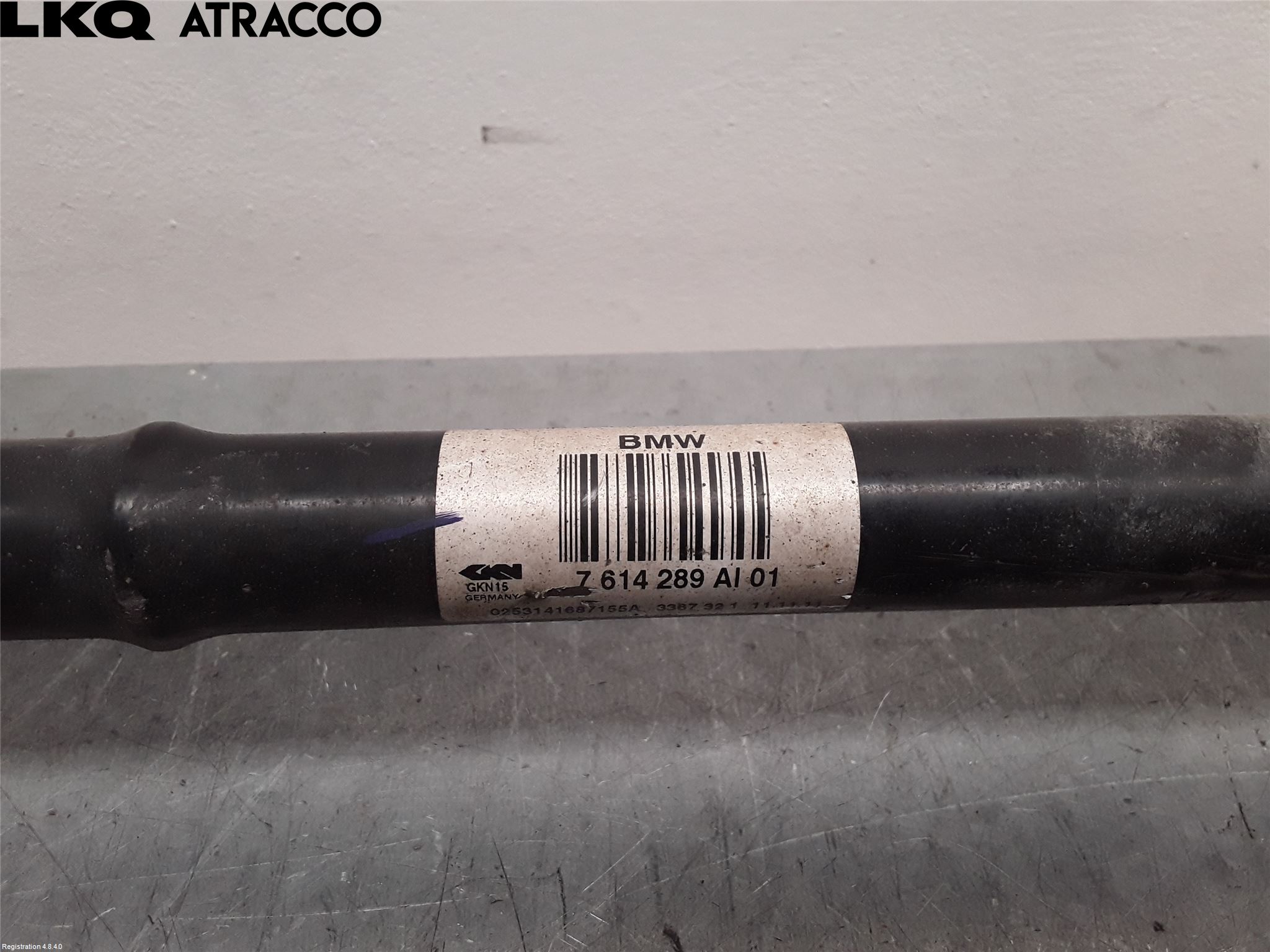 BMW 5 F10/F11/F18 09-17 Drivaxel Bak Vänster