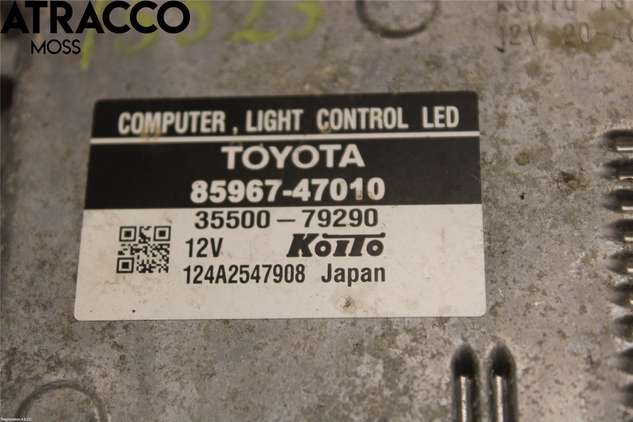 Toyota PRIUS ZVW30 09-20 Styrenhet Strålkastare