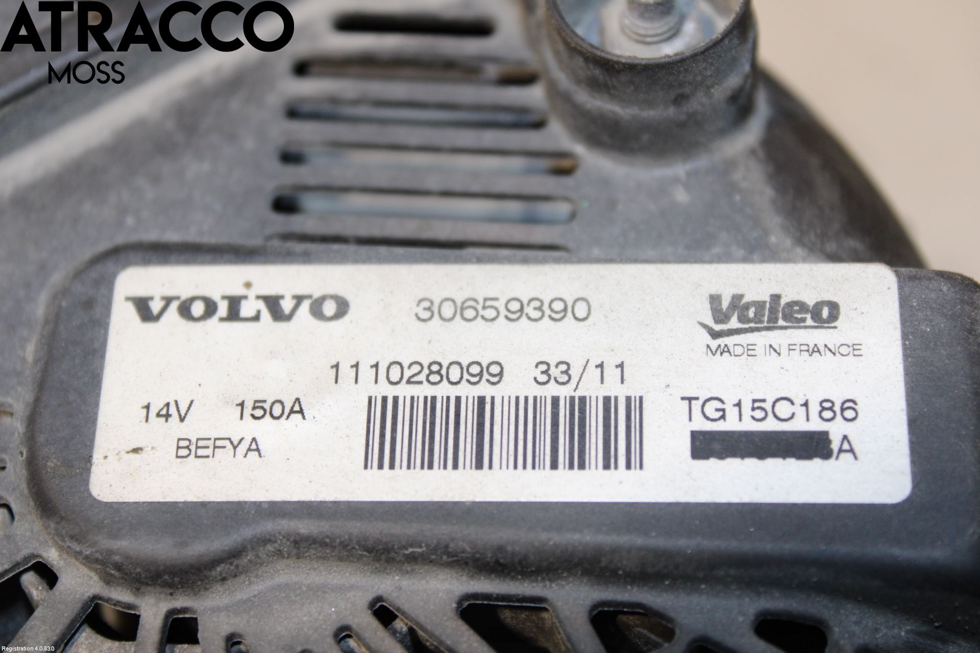 Volvo V60 11-13 Generator