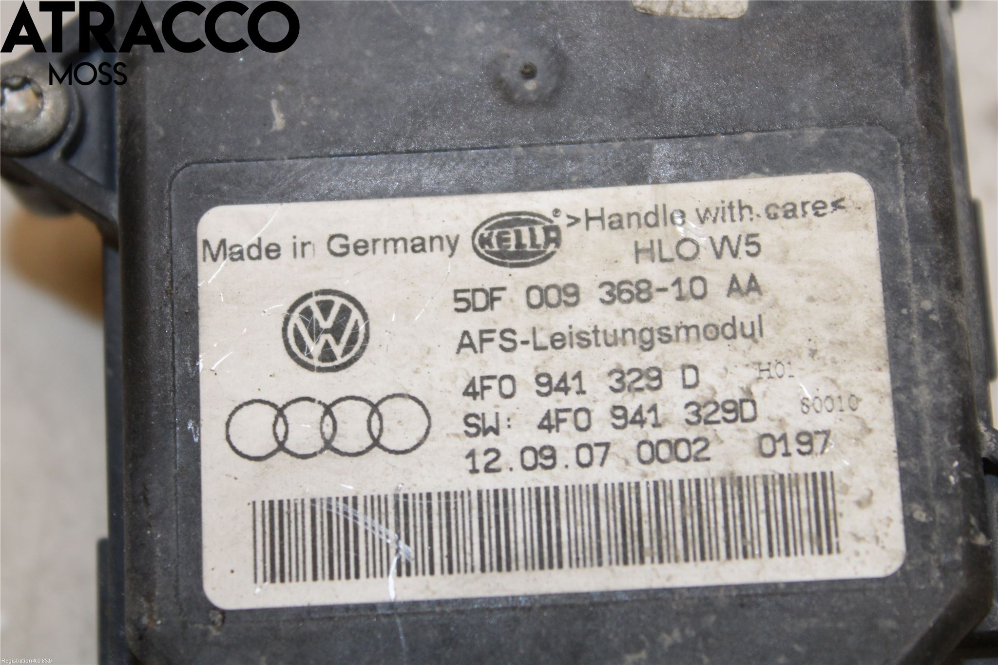 Audi A8/S8 4D 94-02 Styrenhet Strålkastare
