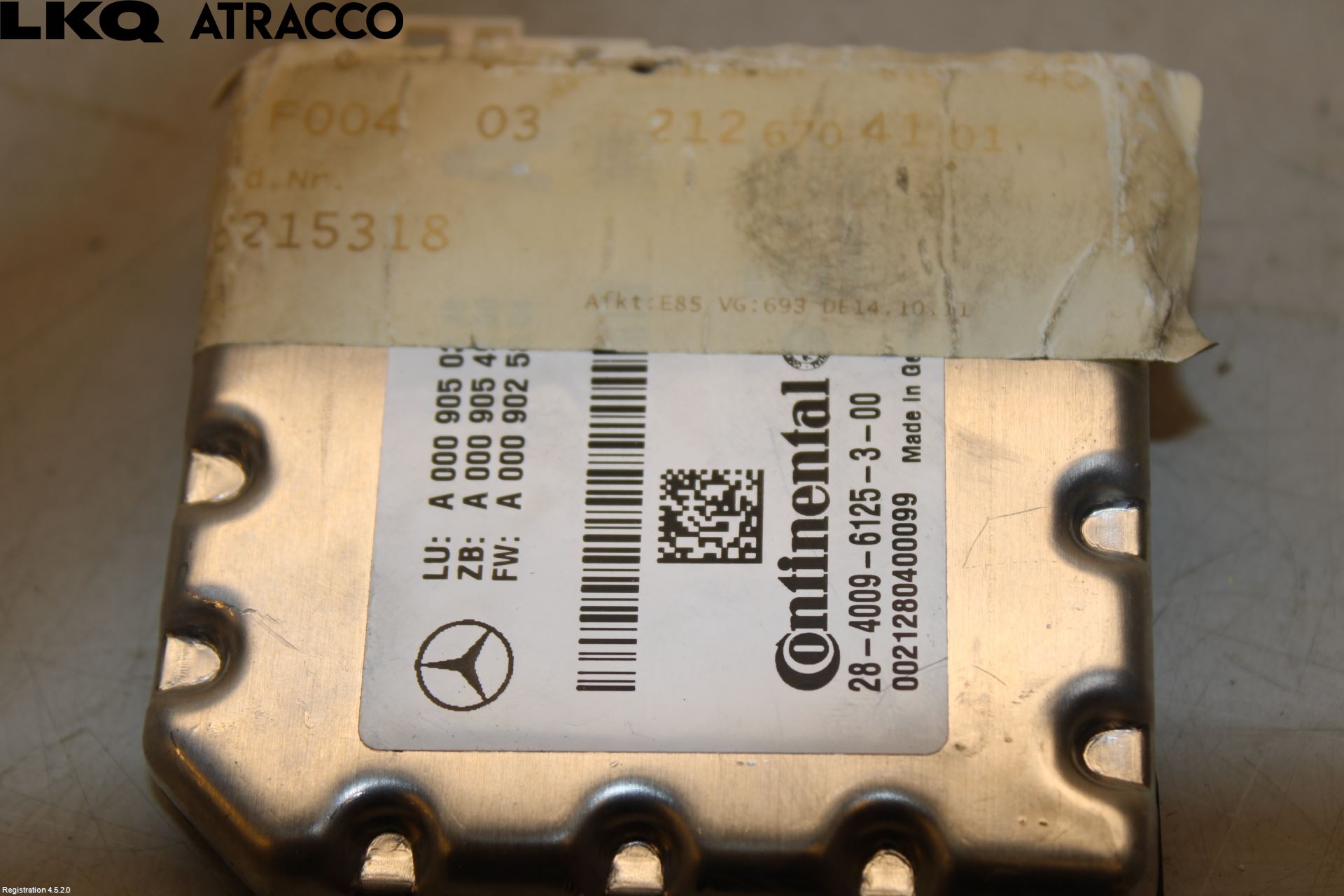 Mercedes-Benz MB E-KLASS (W212) 09-16 Sensor Aktivt Kollisionsskydd