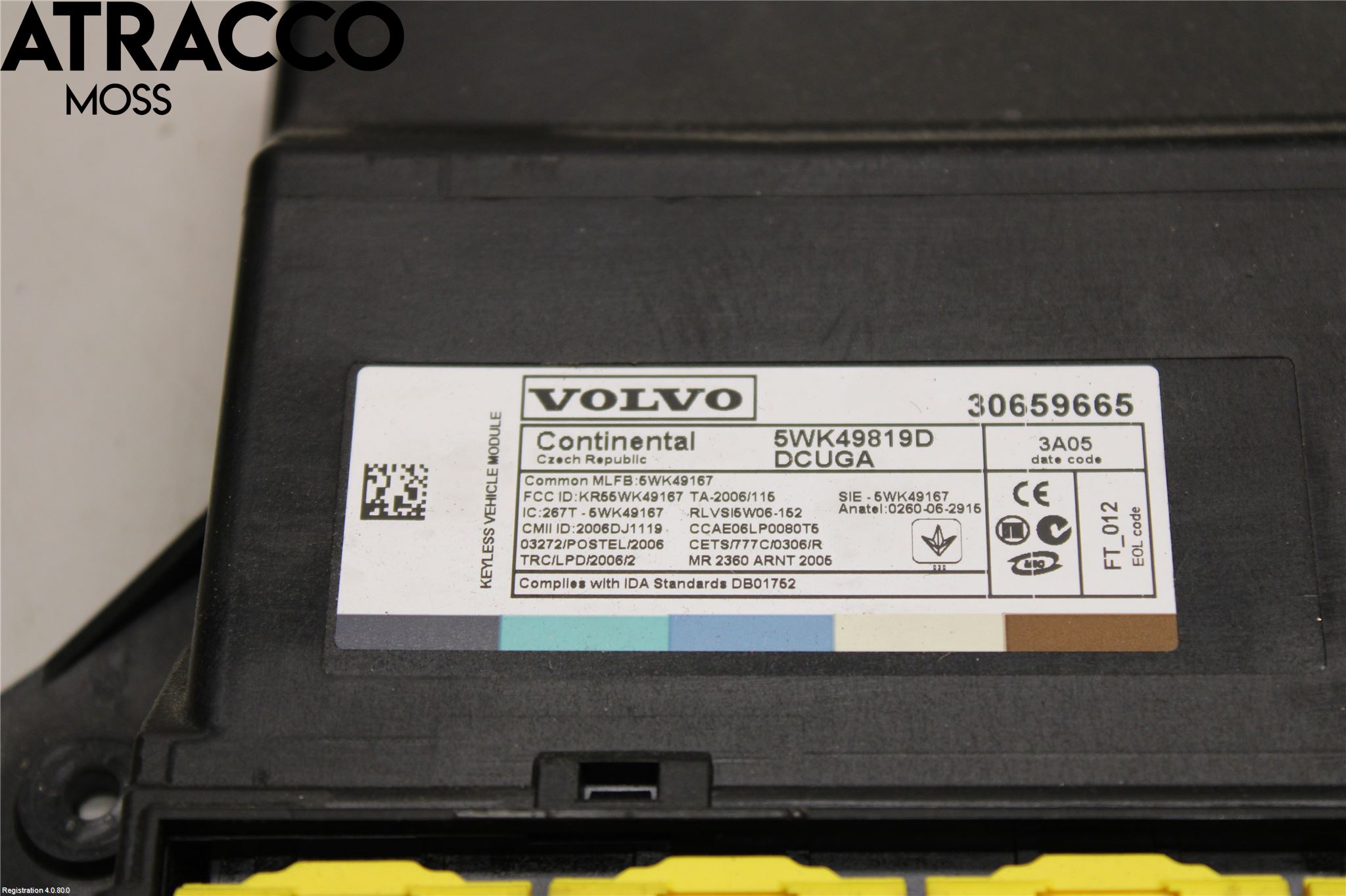 Volvo V70 08-13 Styrenhet Nyckellöst System