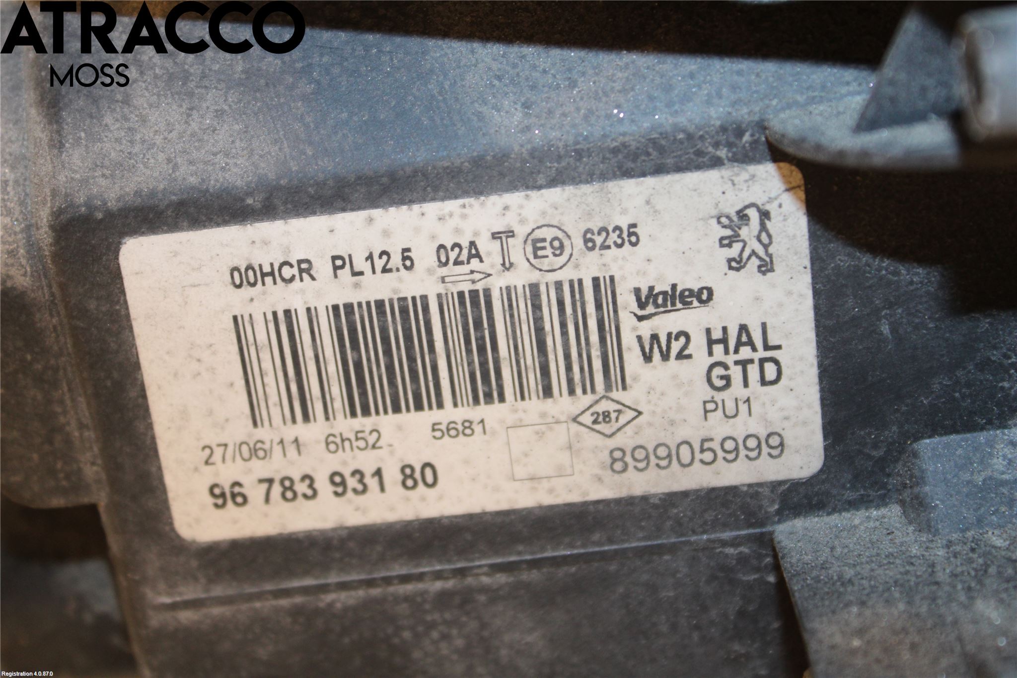Peugeot 508 11-18 Strålkastare Vänster