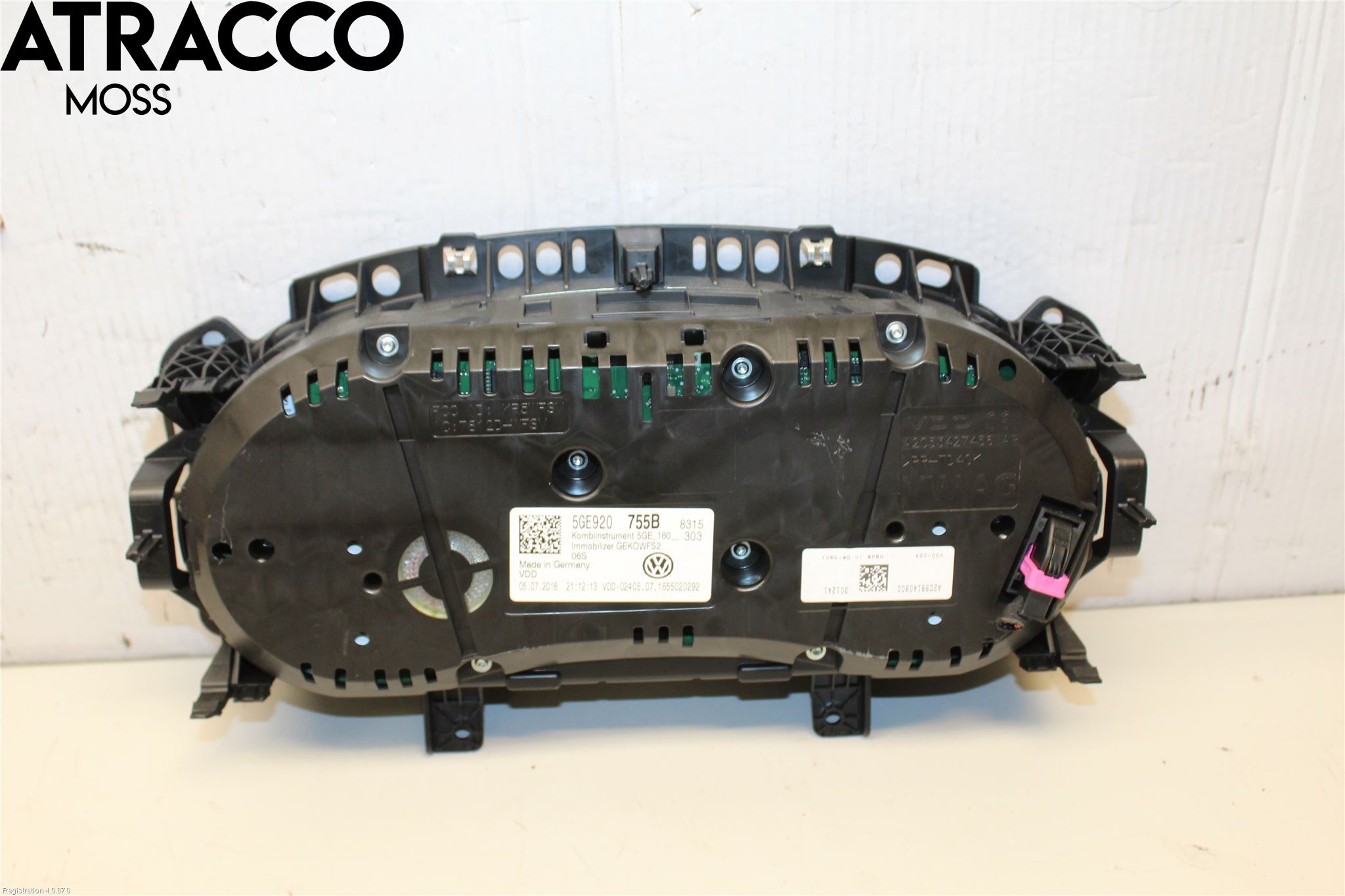 Volkswagen VW GOLF / E-GOLF VII 13-20 Instrument Komb