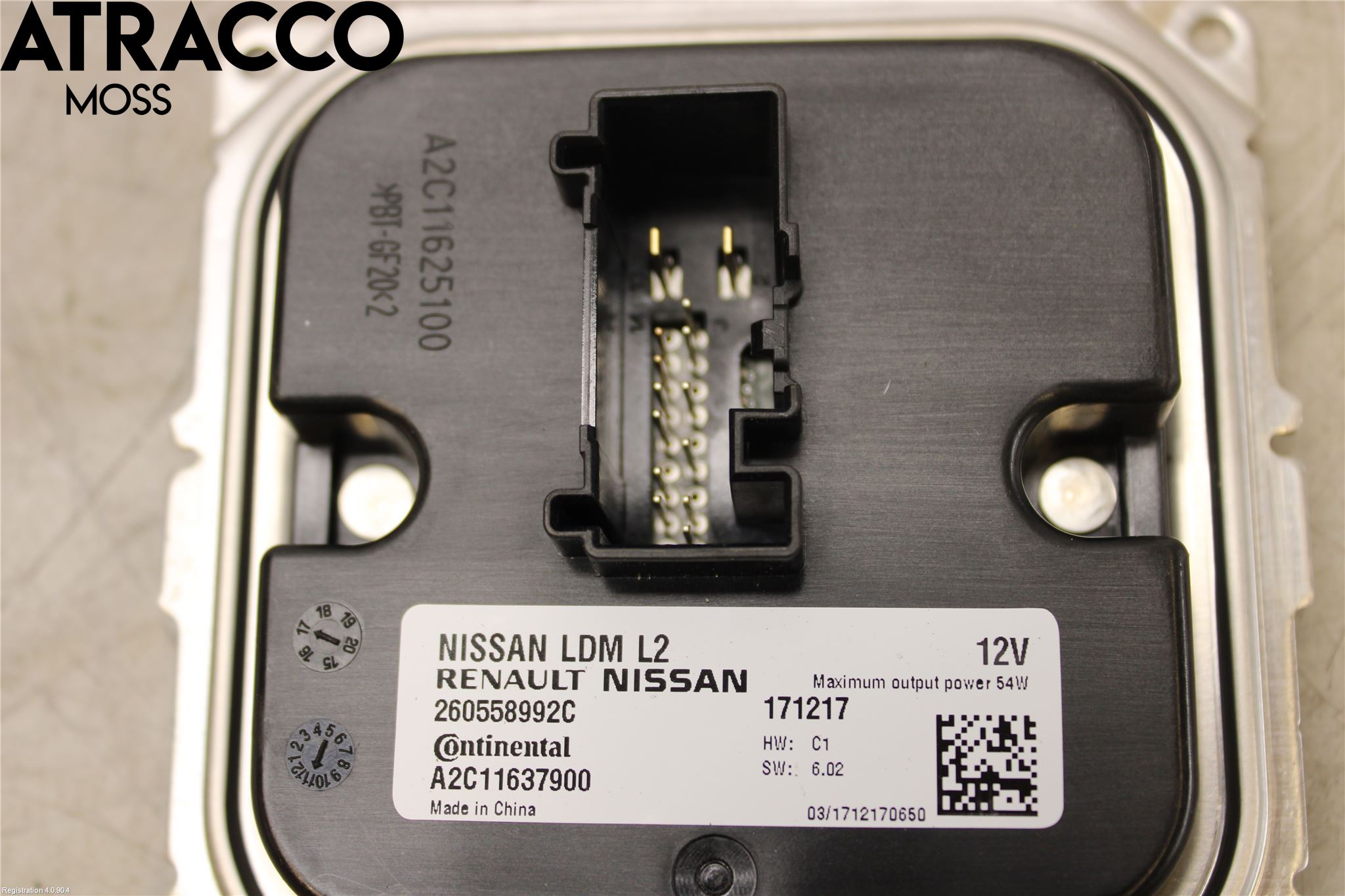 Nissan LEAF 18- Styrenhet Strålkastare