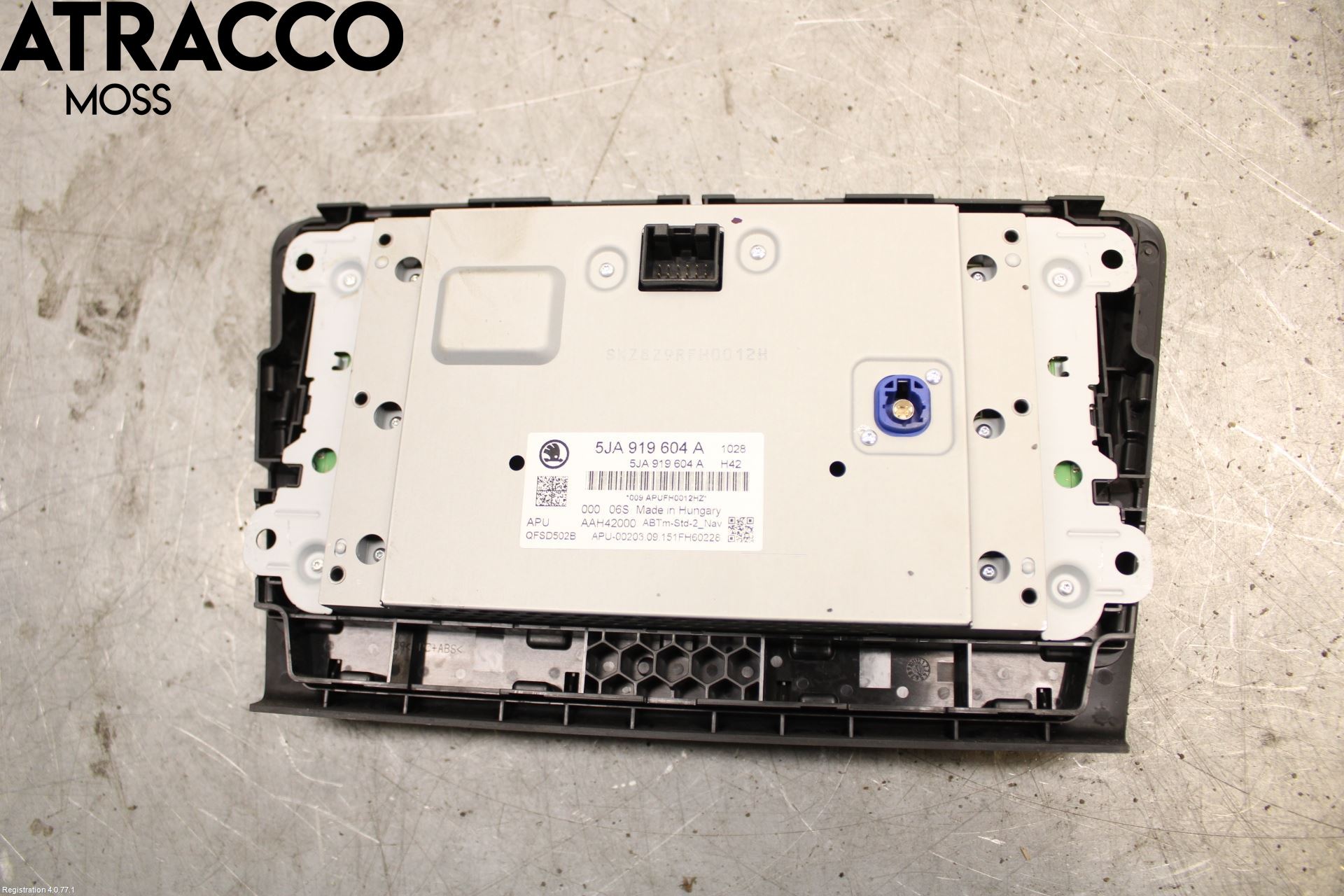 Skoda RAPID Multifunktionsdisplay