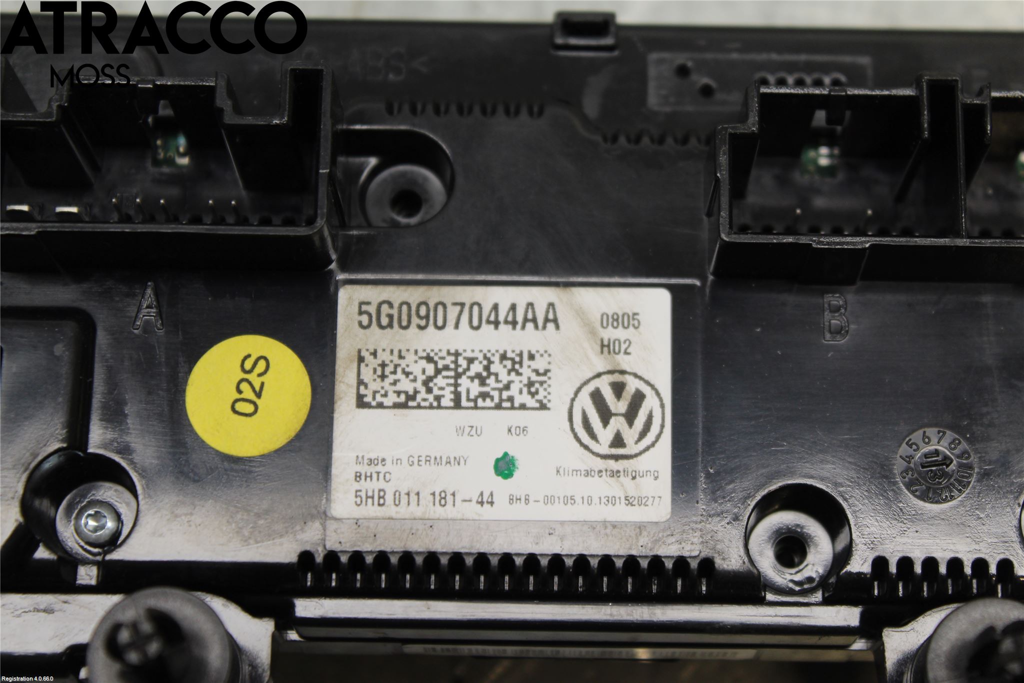 Volkswagen VW GOLF / E-GOLF VII 13-20 Ac Styrenhet Ac Manöveren