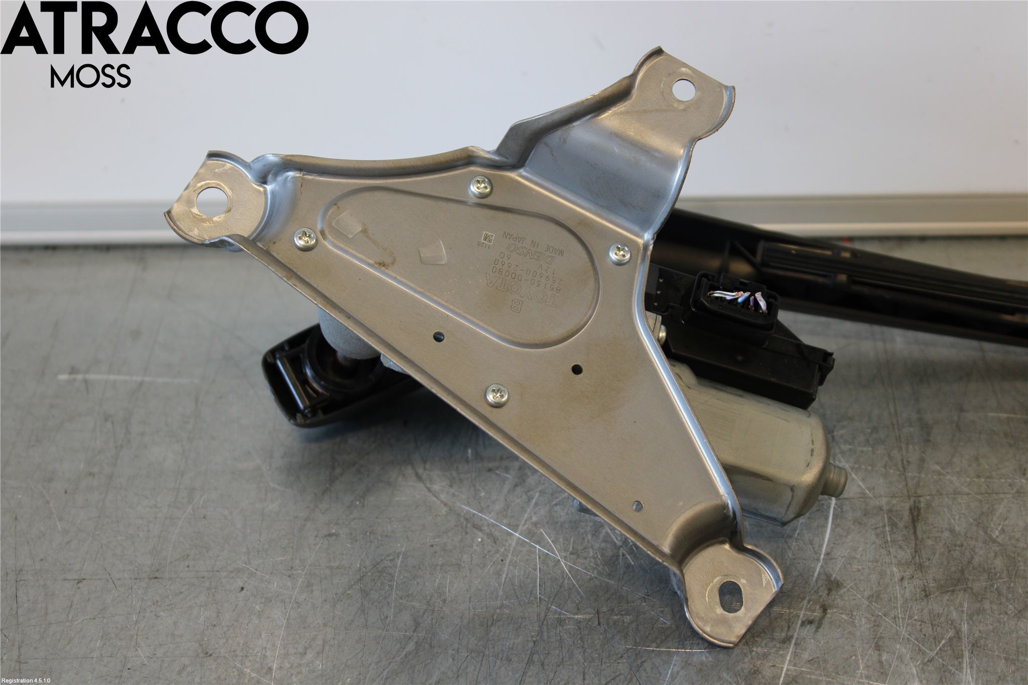 Toyota YARIS XP130 12-14 Torkarmotor Baklucka