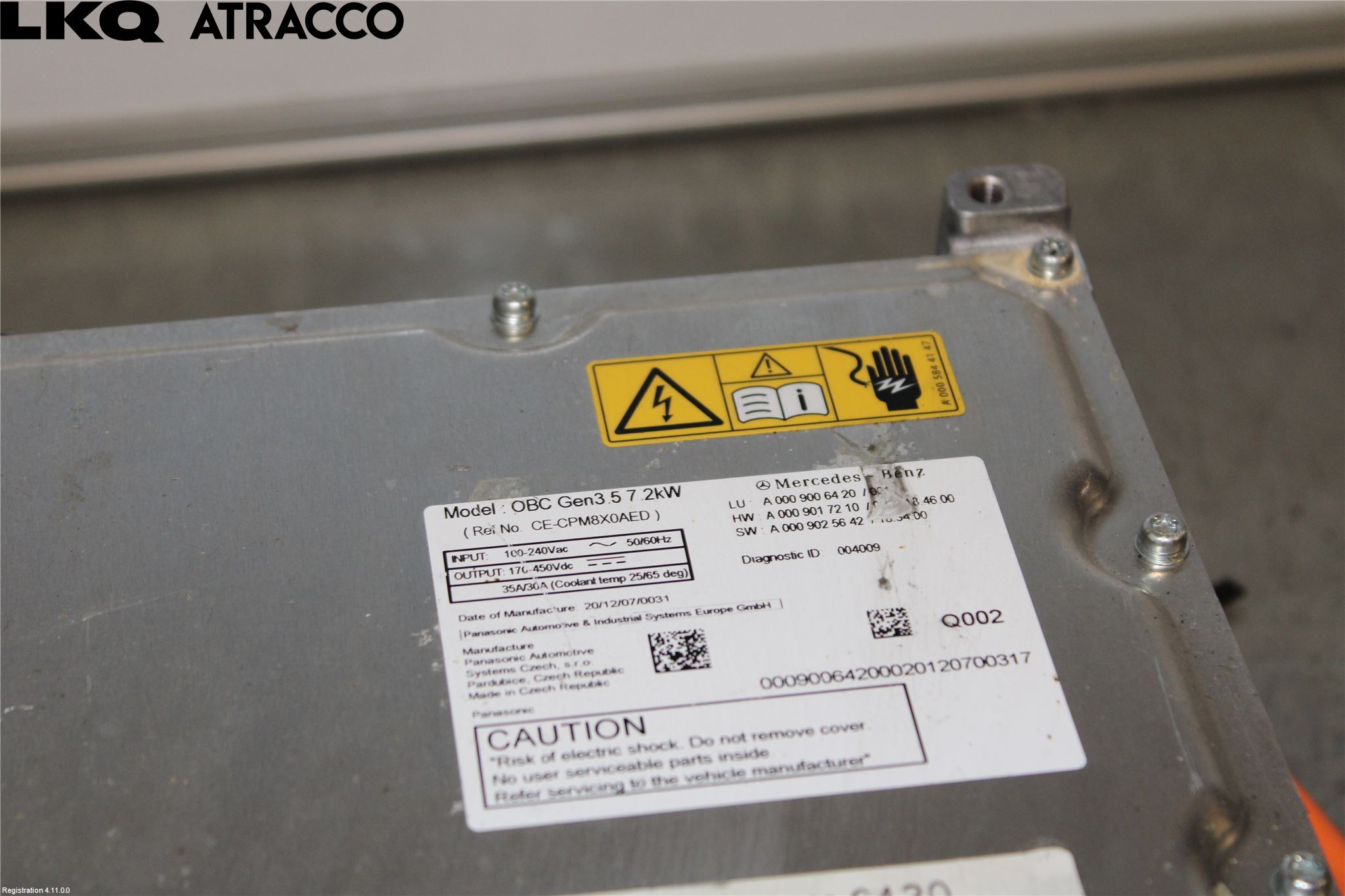 Mercedes-Benz MB E-KLASS (W213) 16-23 Batteriladdare Högspänning