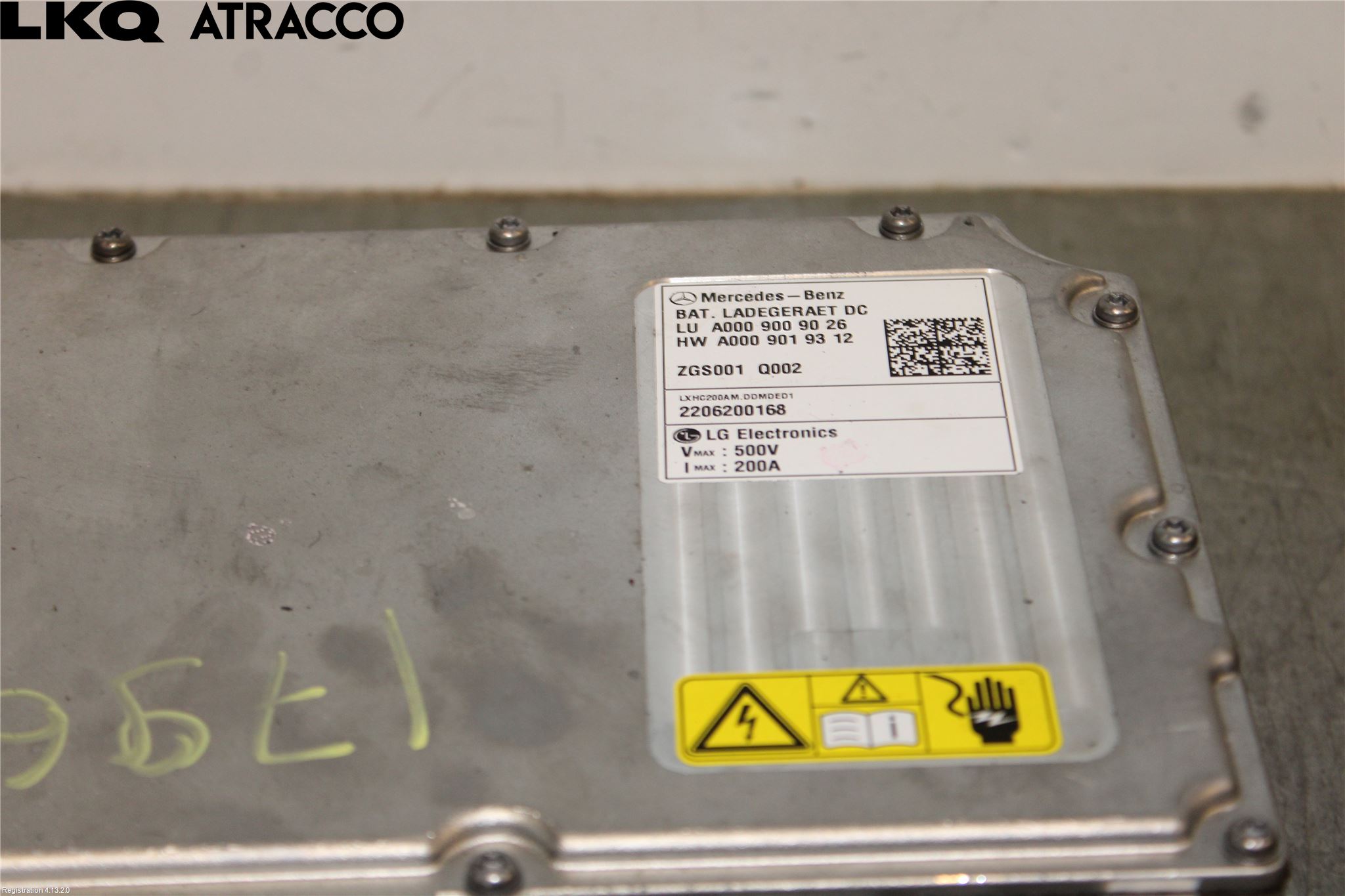 Mercedes-Benz MB EQC (N293) 20- Batteriladdare Högspänning