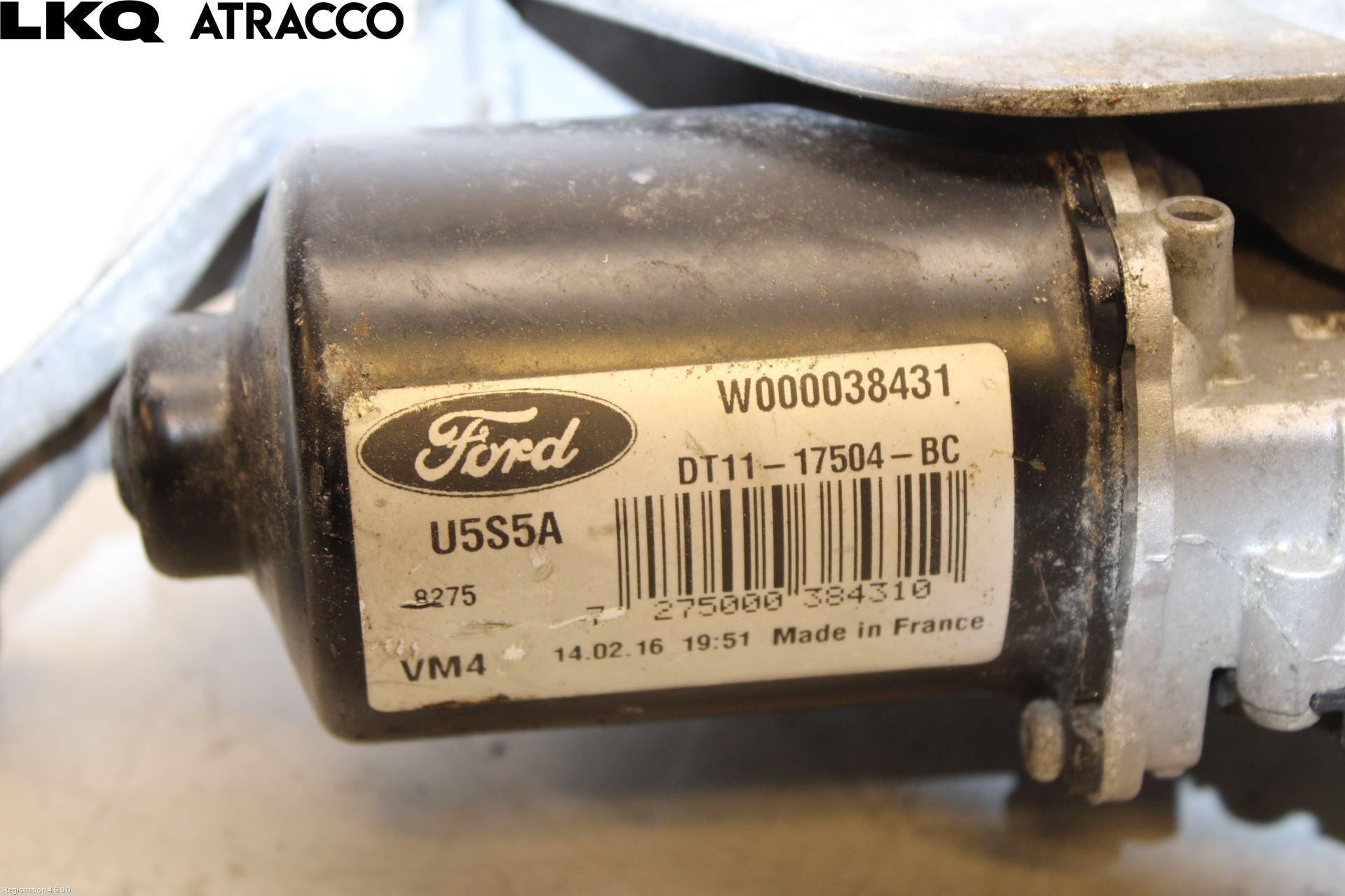 Ford TRANSIT/TOURNEO CONNECT 13-22 Torkarmotor Vindruta