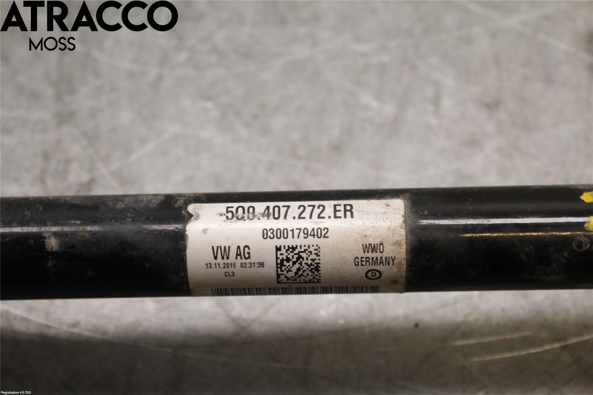 Volkswagen VW CADDY 16-20 Drivaxel Fram Höger