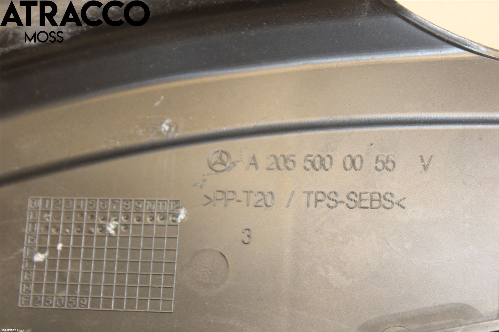 Mercedes-Benz MB C-KLASS (W205) 14-21 Deflektor Plåt-Plast Kylning