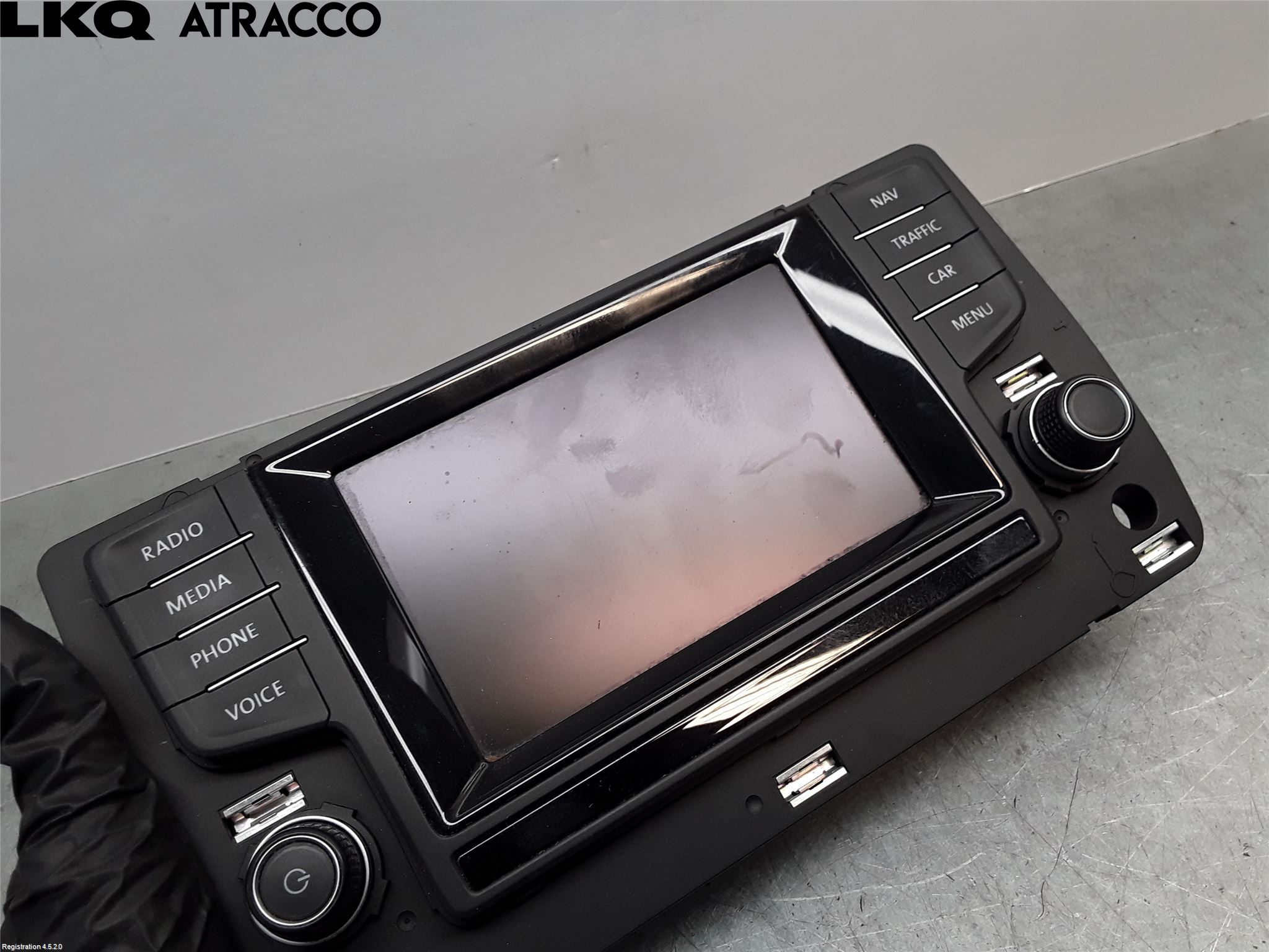 Volkswagen VW GOLF / E-GOLF VII 13-20 Multifunktionsdisplay