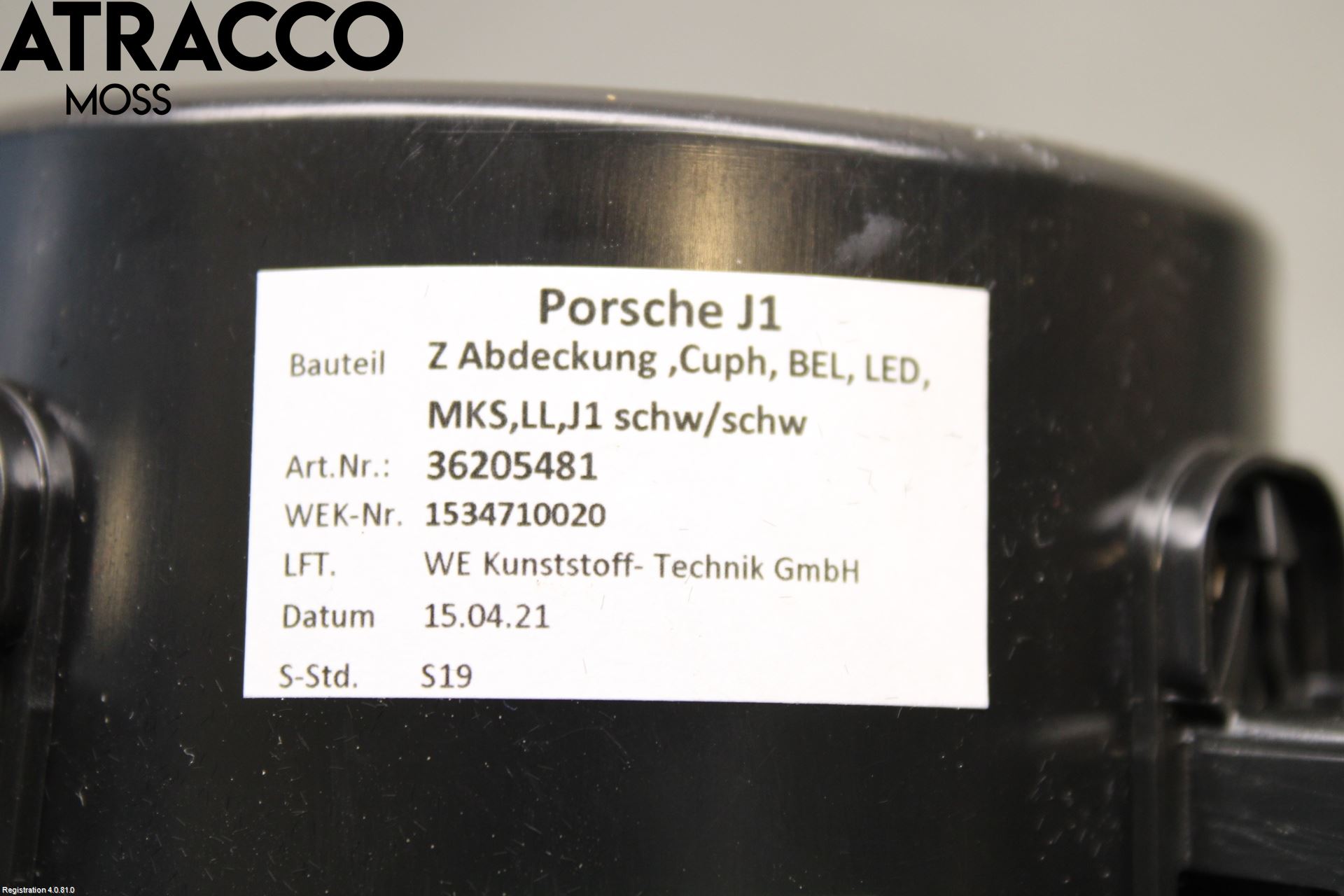 Porsche TAYCAN 20- Mugghållare