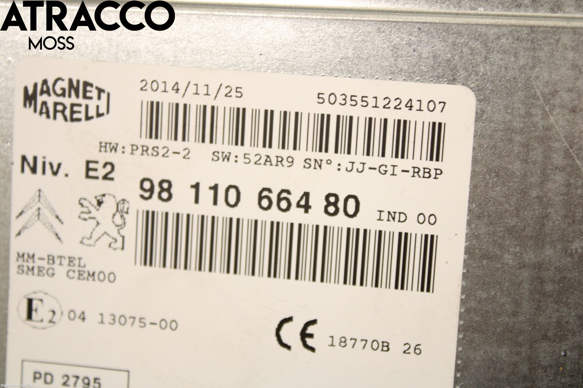 Peugeot 208 12-15 Radio