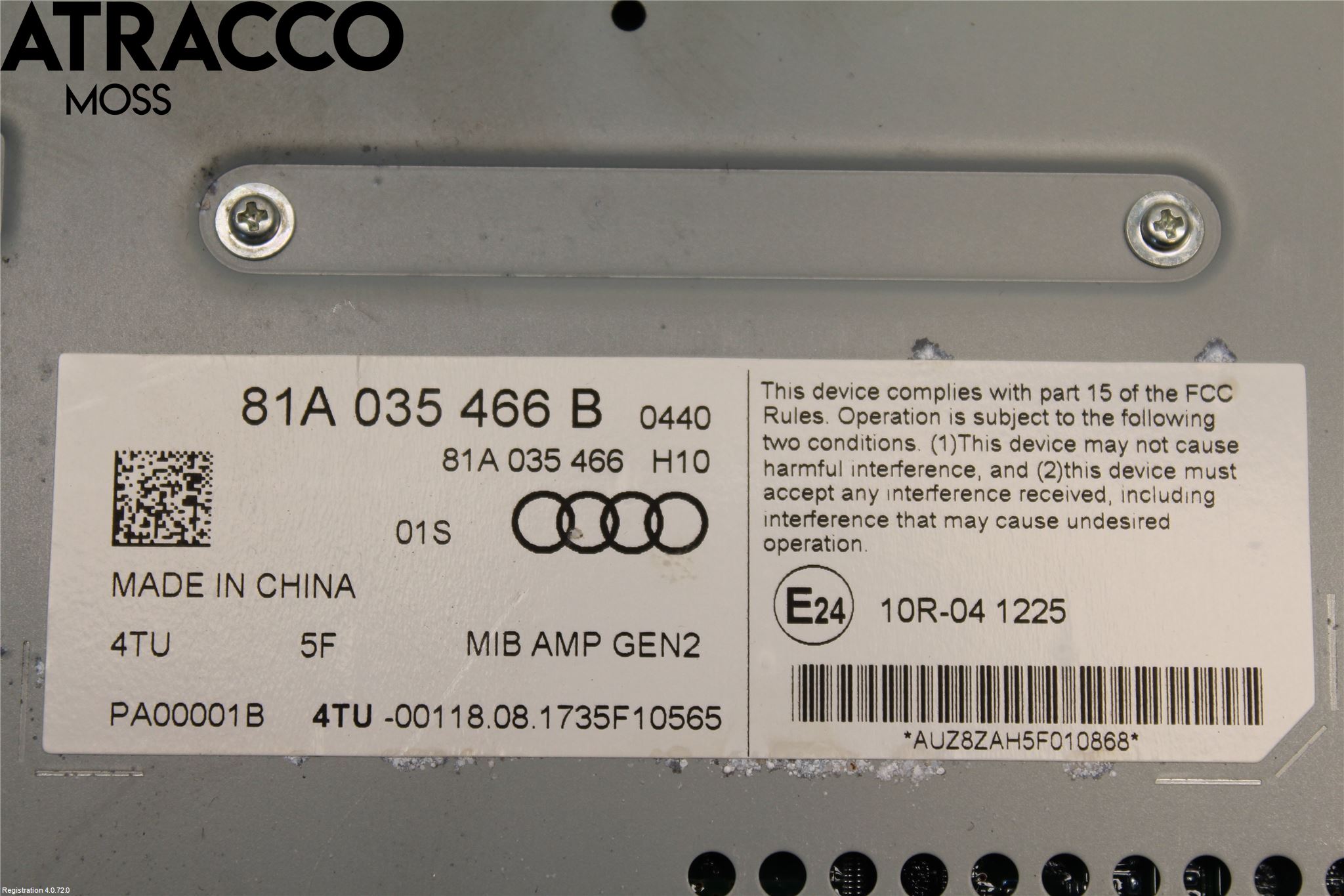 Audi A3/S3 8V 13-20 Radio-Stereo Förstärkare