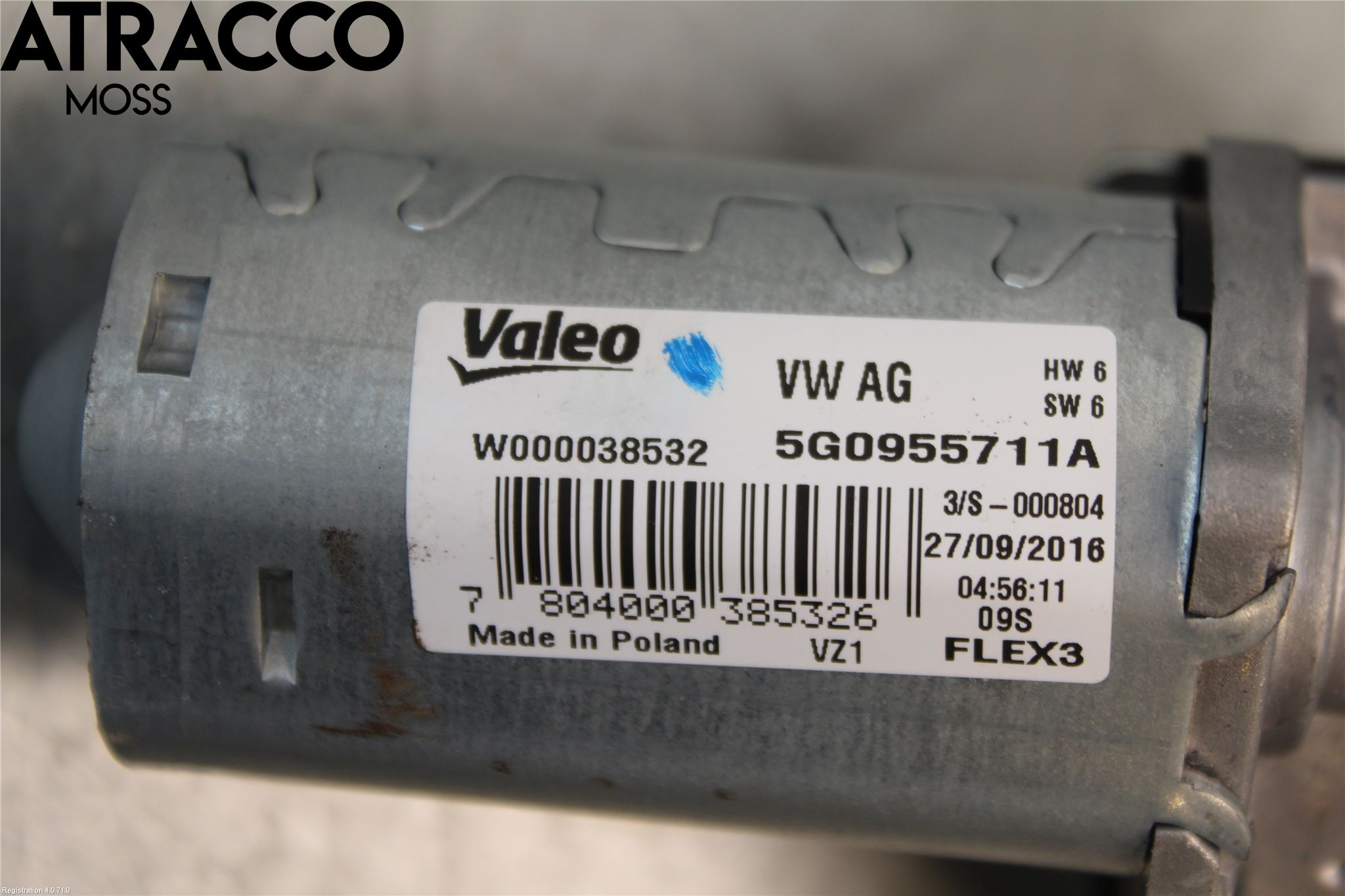 Volkswagen VW TIGUAN 16-24 Torkarmotor Baklucka
