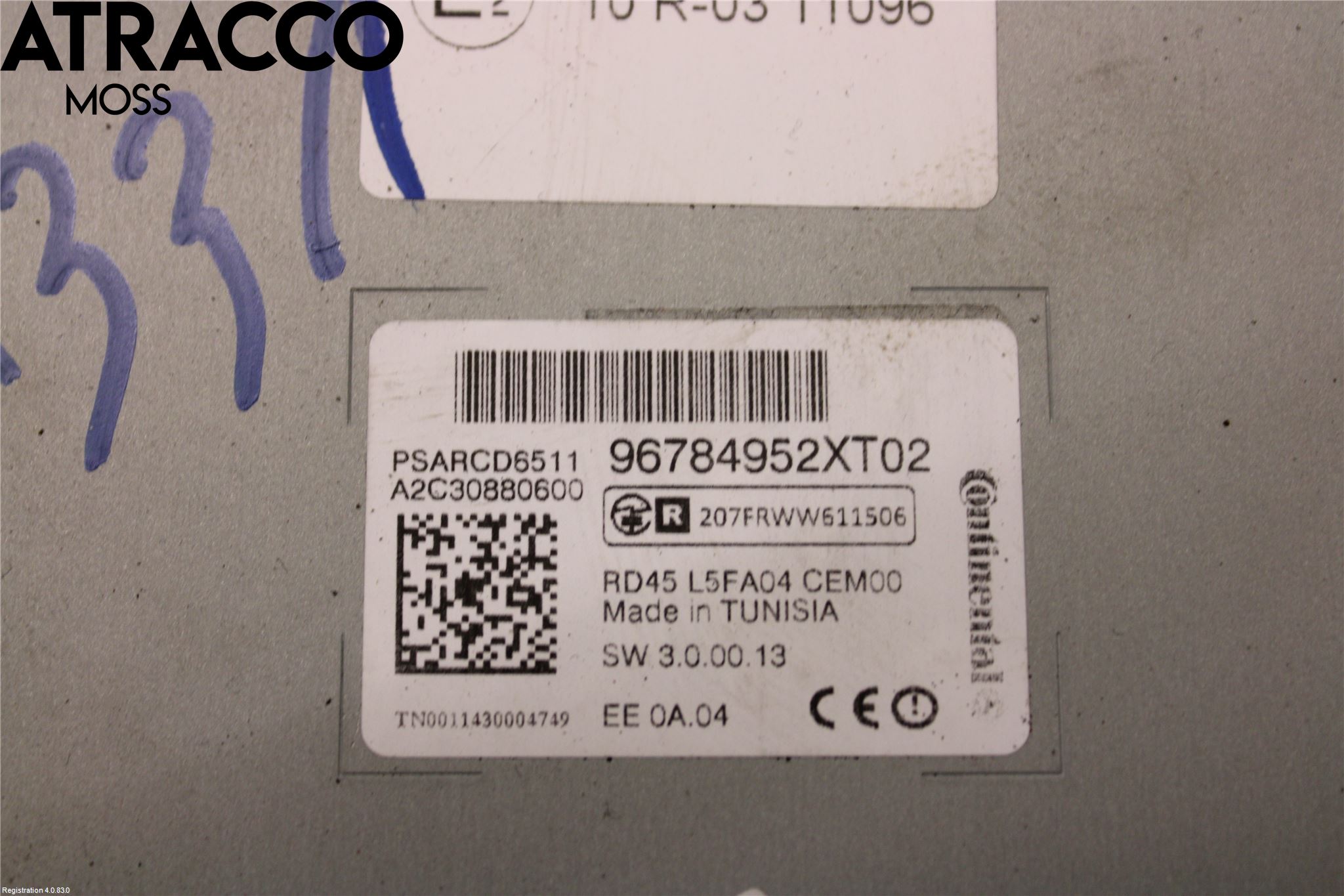 Peugeot 3008 09-16 Cd Radio - Multimediapanel
