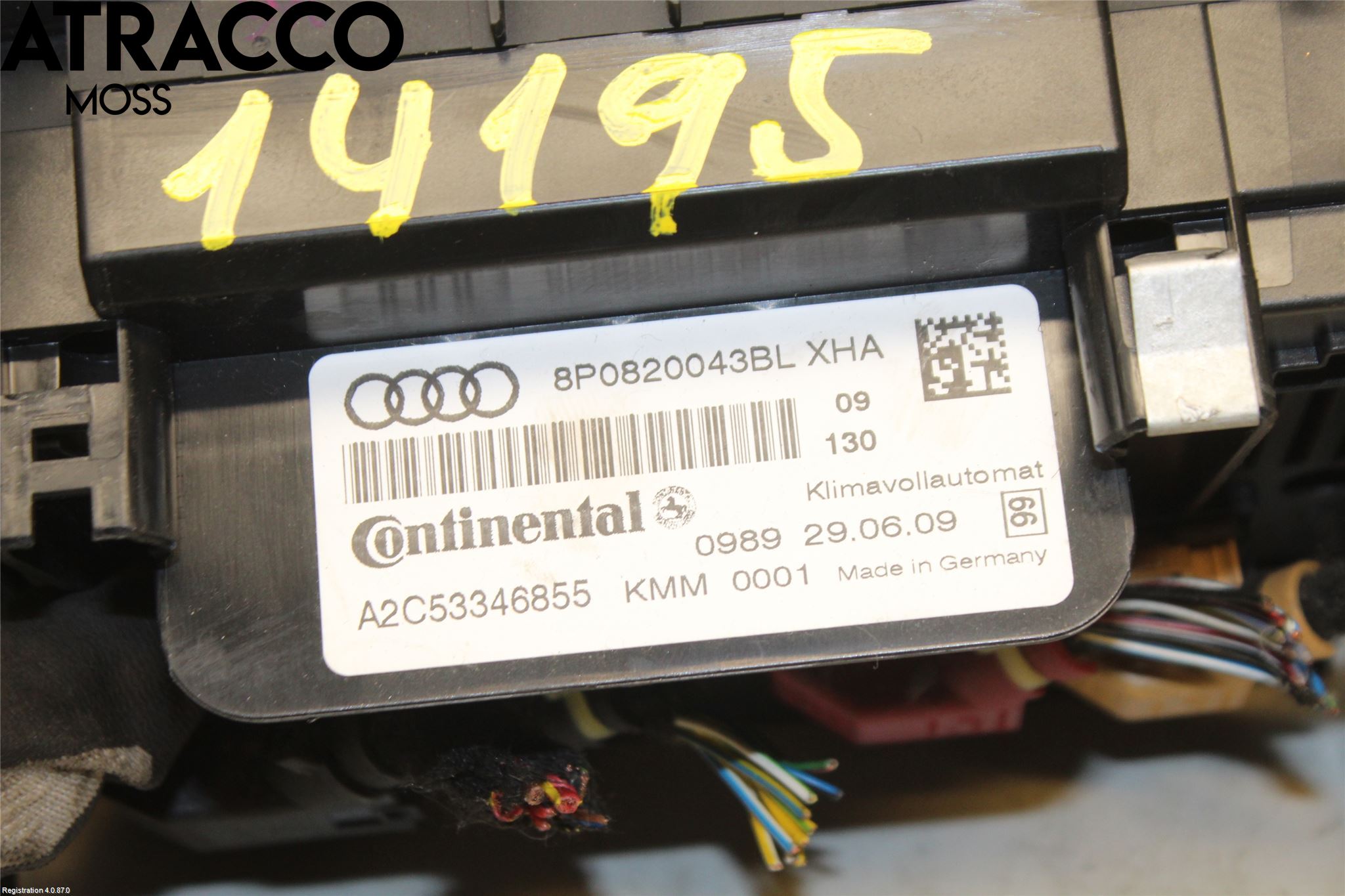 Audi A3/S3 05-13 Ac Styrenhet Ac Manöveren