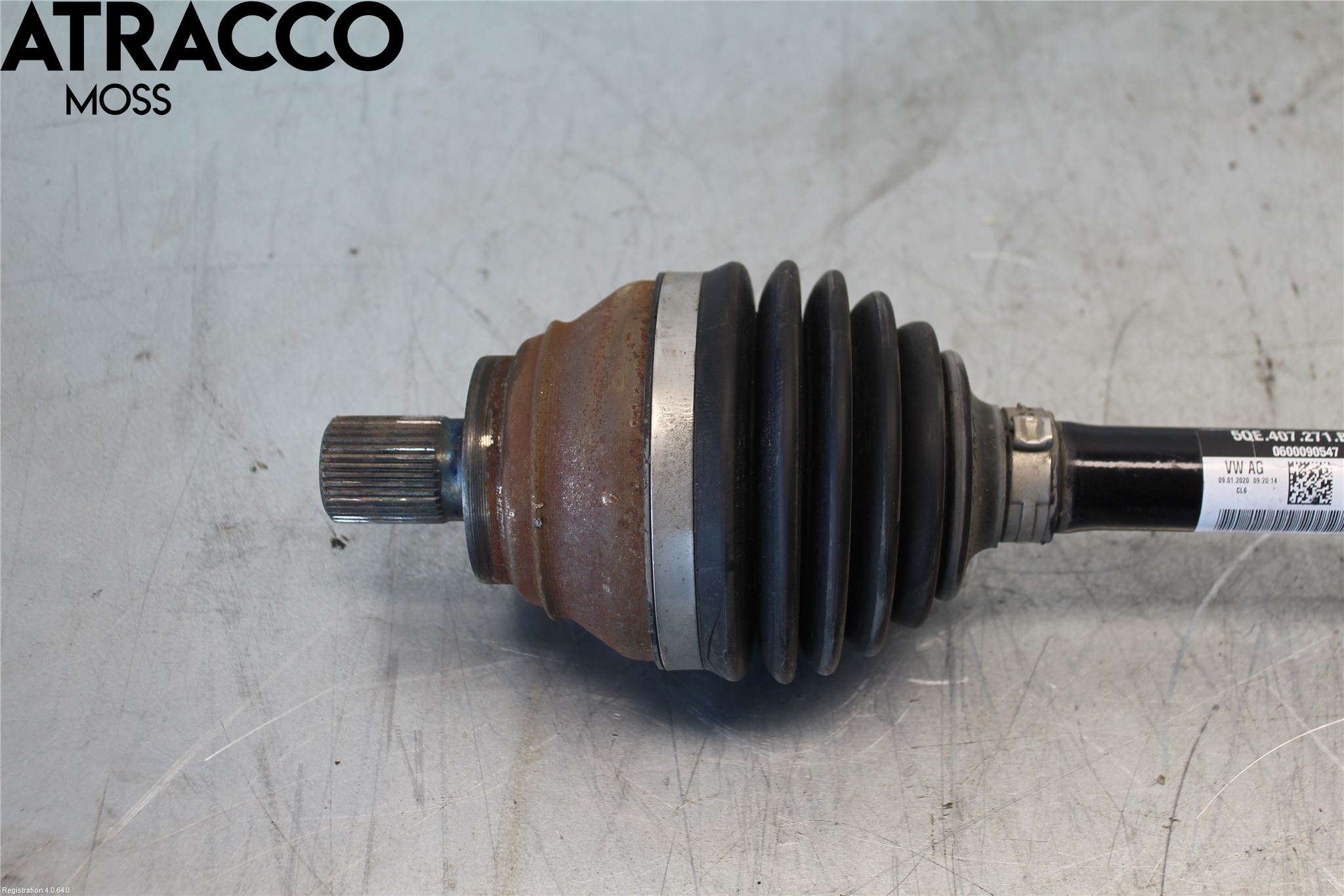 Volkswagen VW GOLF / E-GOLF VII 13-20 Drivaxel Fram Vänster