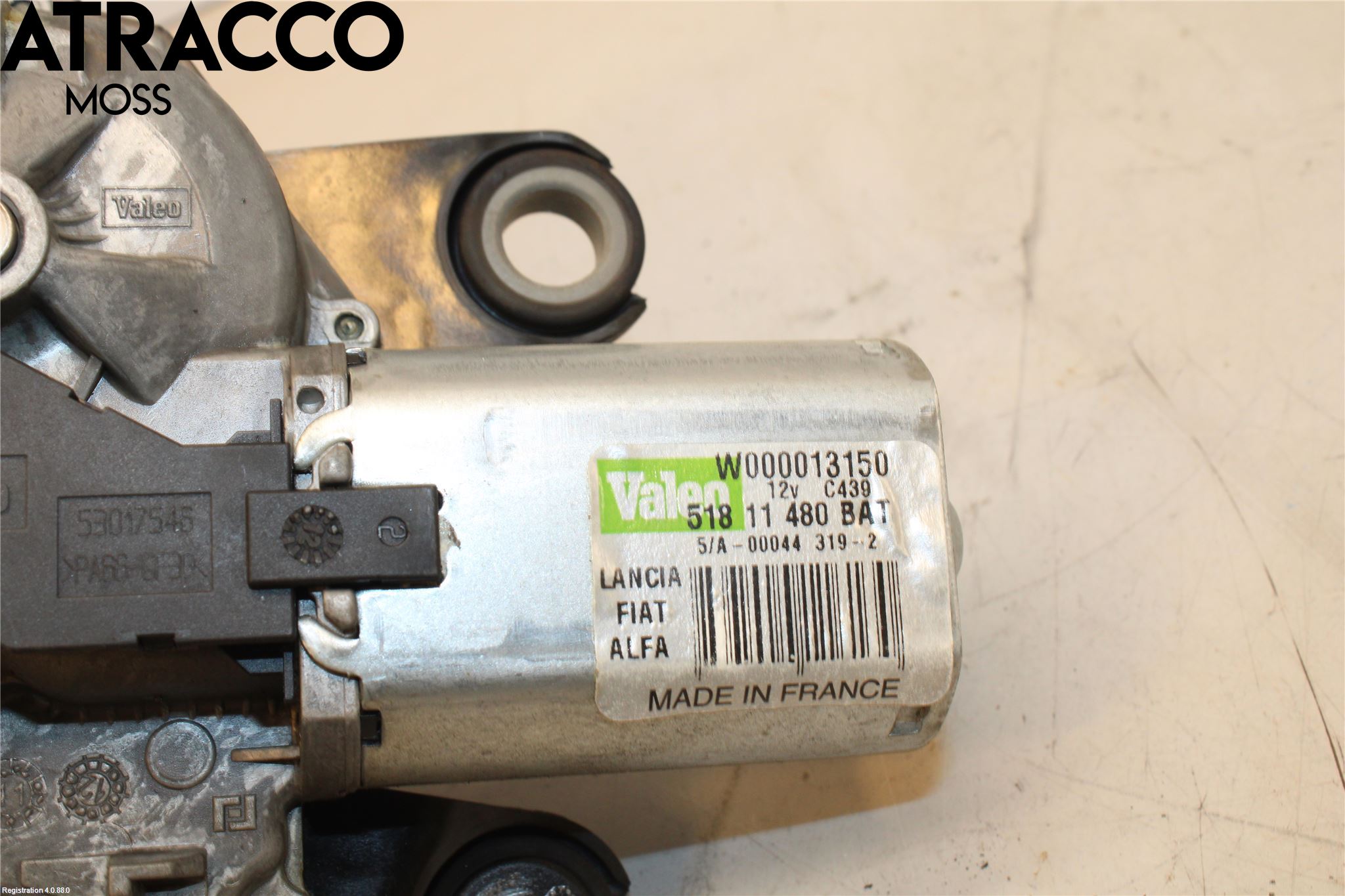 Fiat DOBLO CARGO Torkarmotor Baklucka