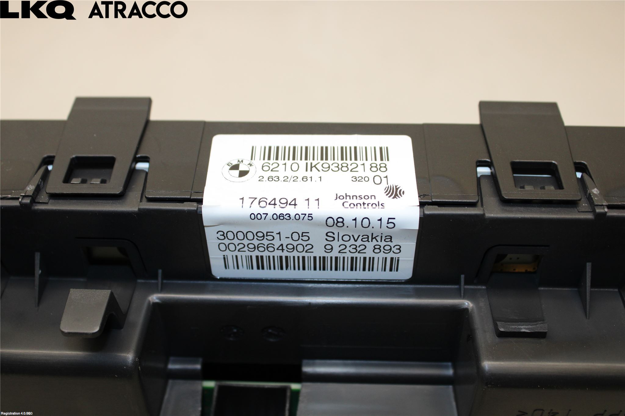 BMW 3 F30/F31/F80 12-19 Instrument Komb