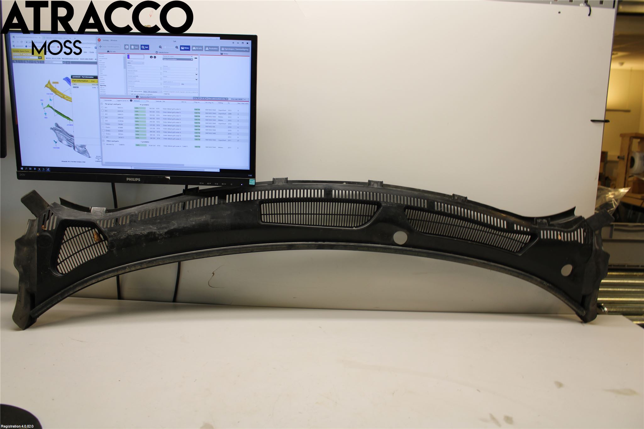 Ford FIESTA 13-17 Torpedplåt-Torpedplast