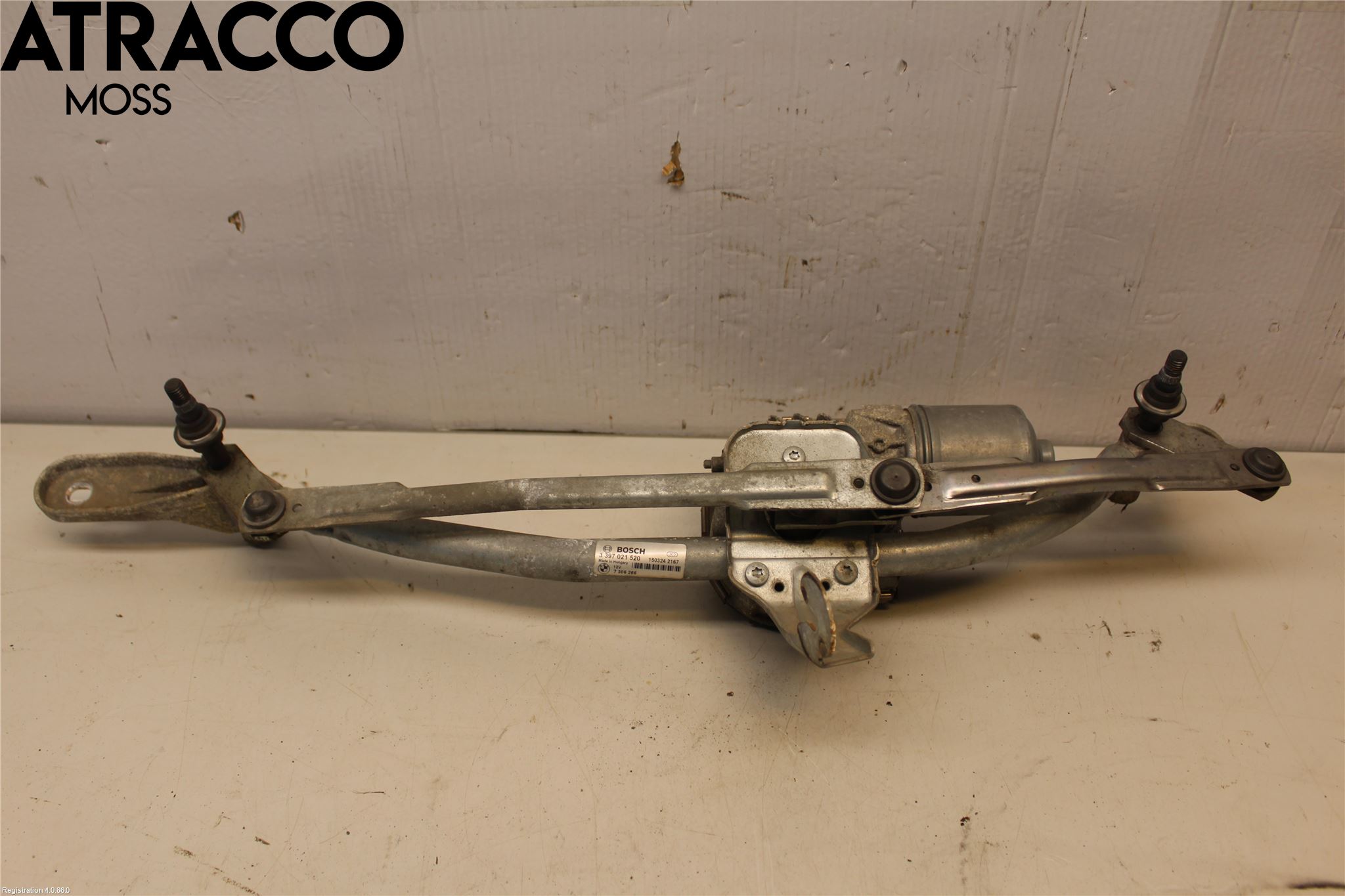 BMW 5 F10/F11/F18 09-17 Torkarmotor Vindruta