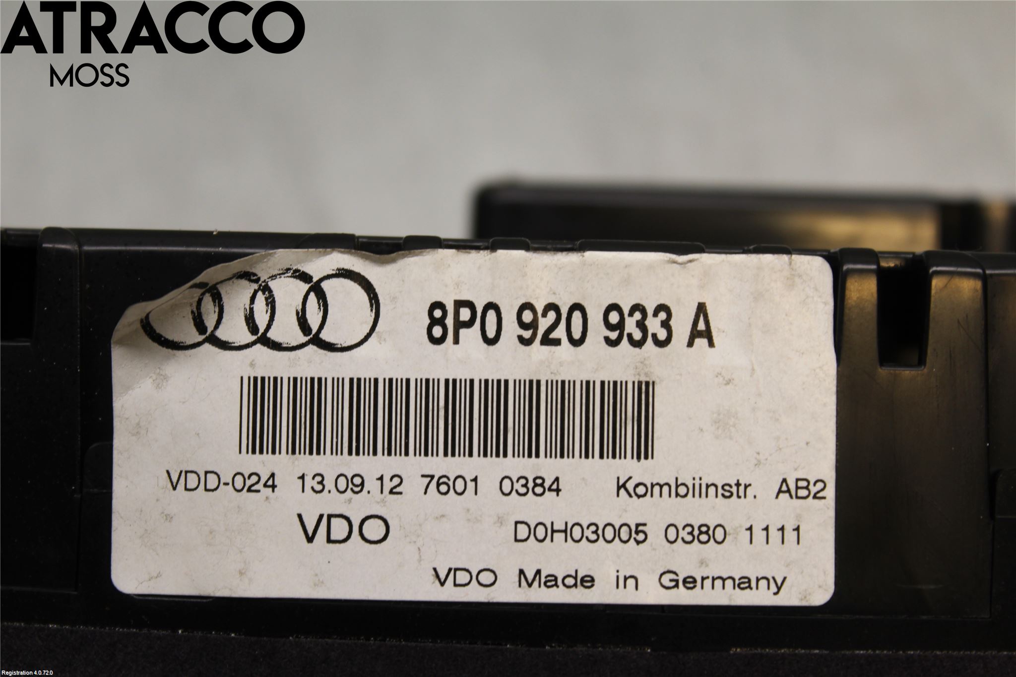 Audi A3/S3 05-13 Instrument Komb