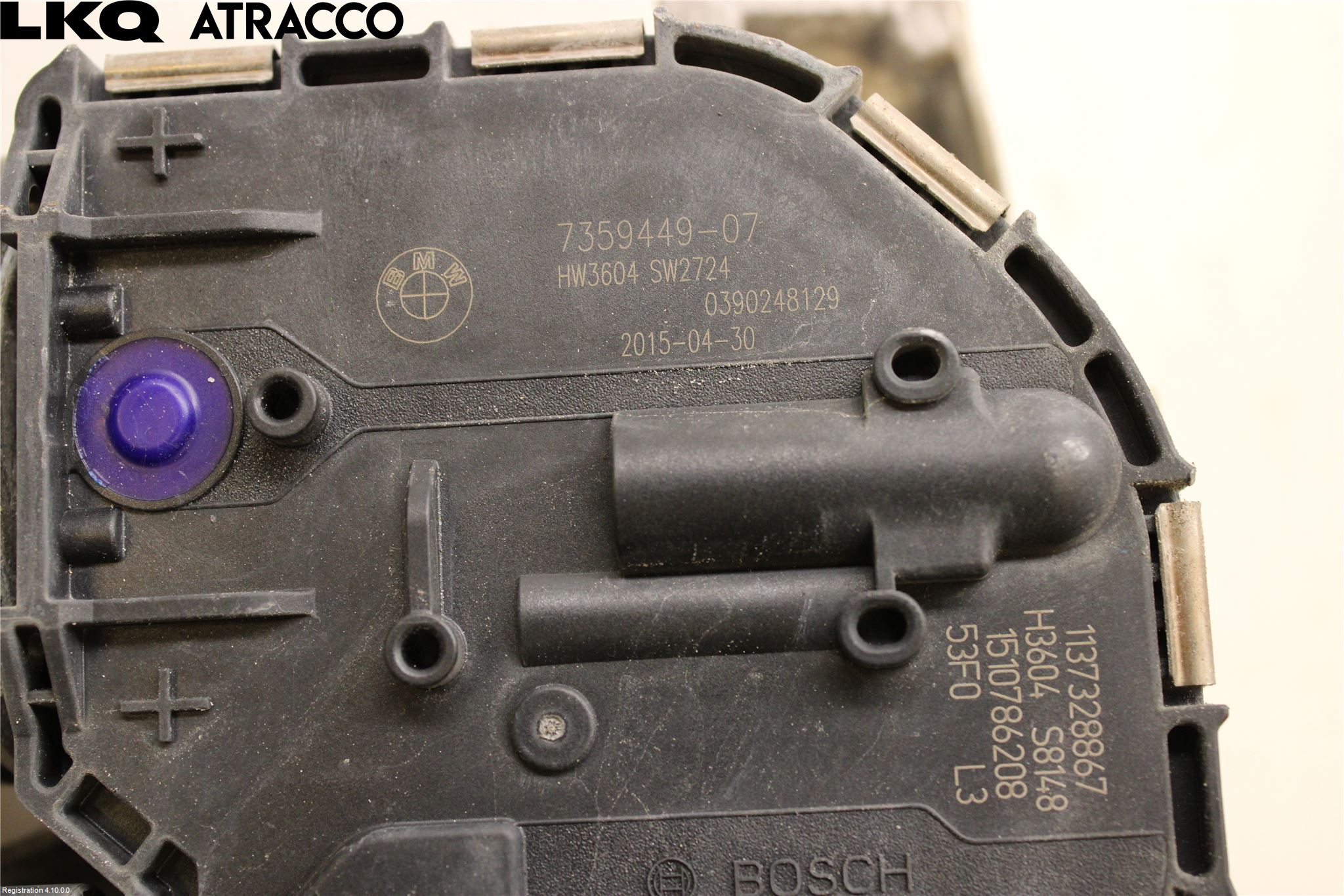 BMW i3 I01 13-22 Torkarmotor Vindruta