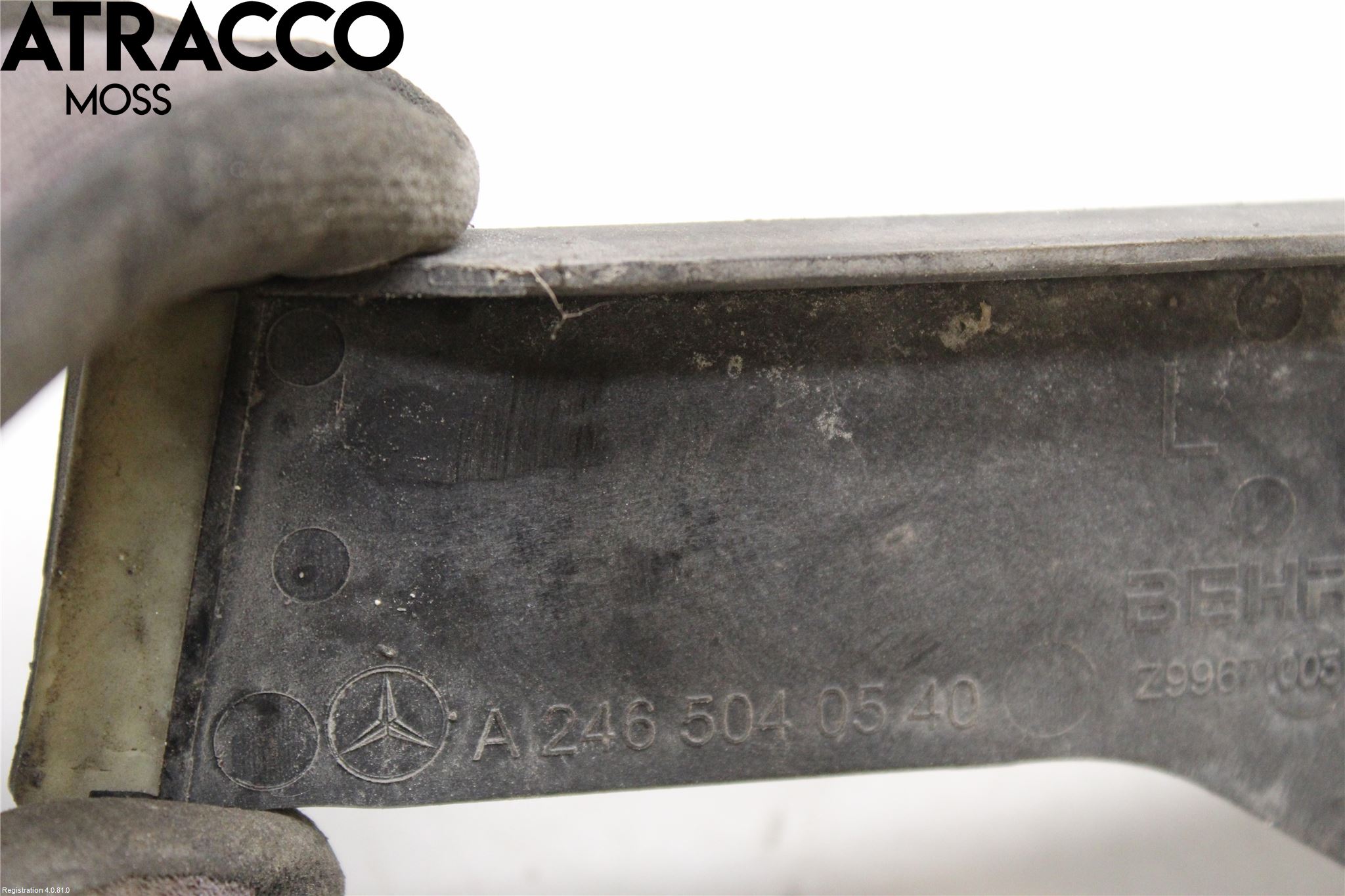 Mercedes-Benz MB B-KLASS (W246/W242) 12-19 Kylarfäste-Ram-Balk