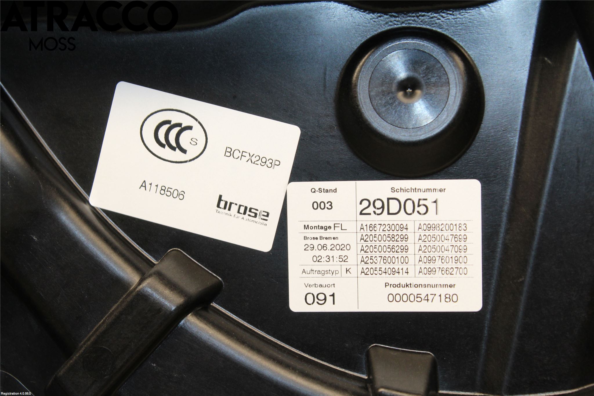 Mercedes-Benz MB EQC (N293) 20- Fönsterhissmekanism