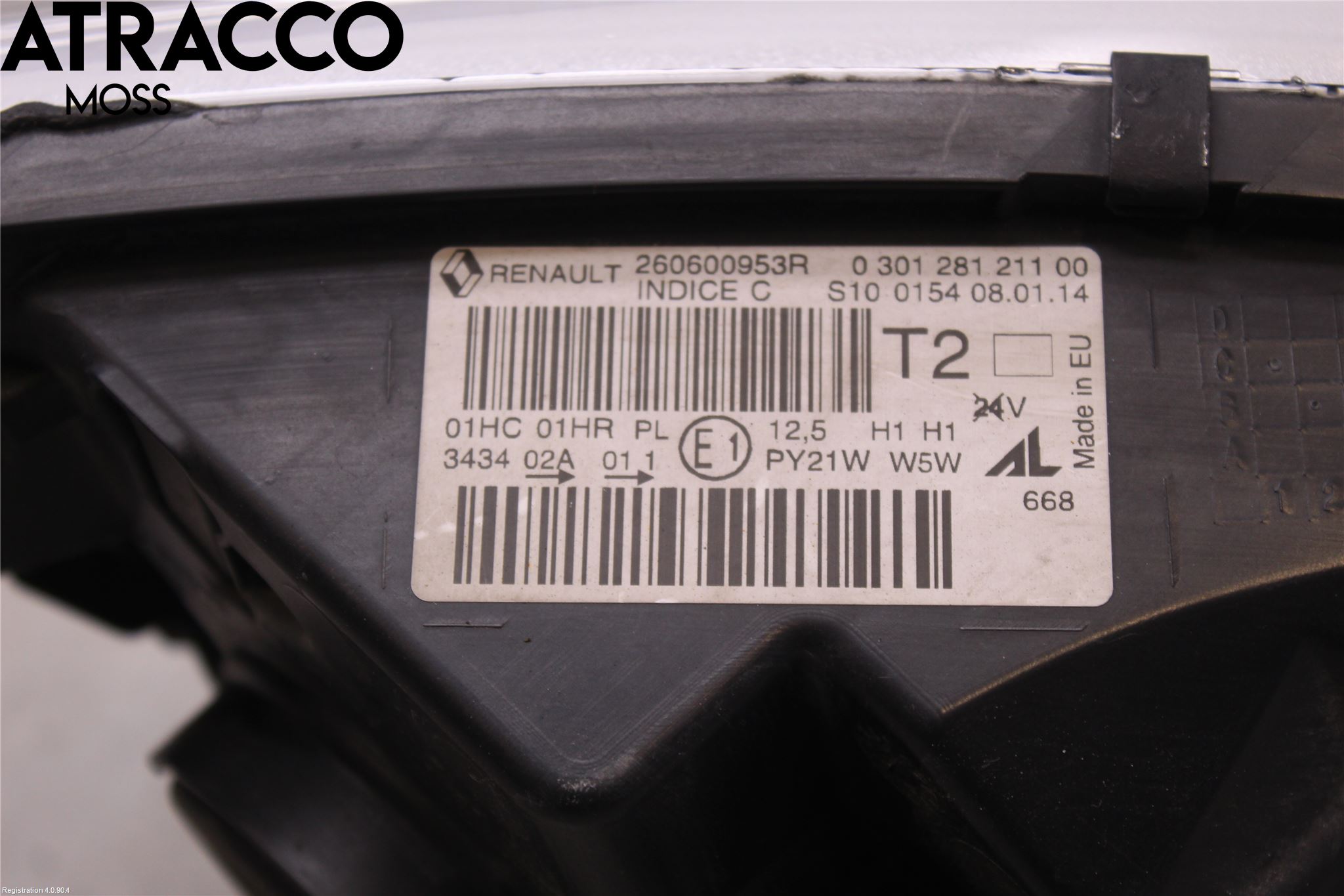 Renault CAPTUR 13-19 Strålkastare Vänster