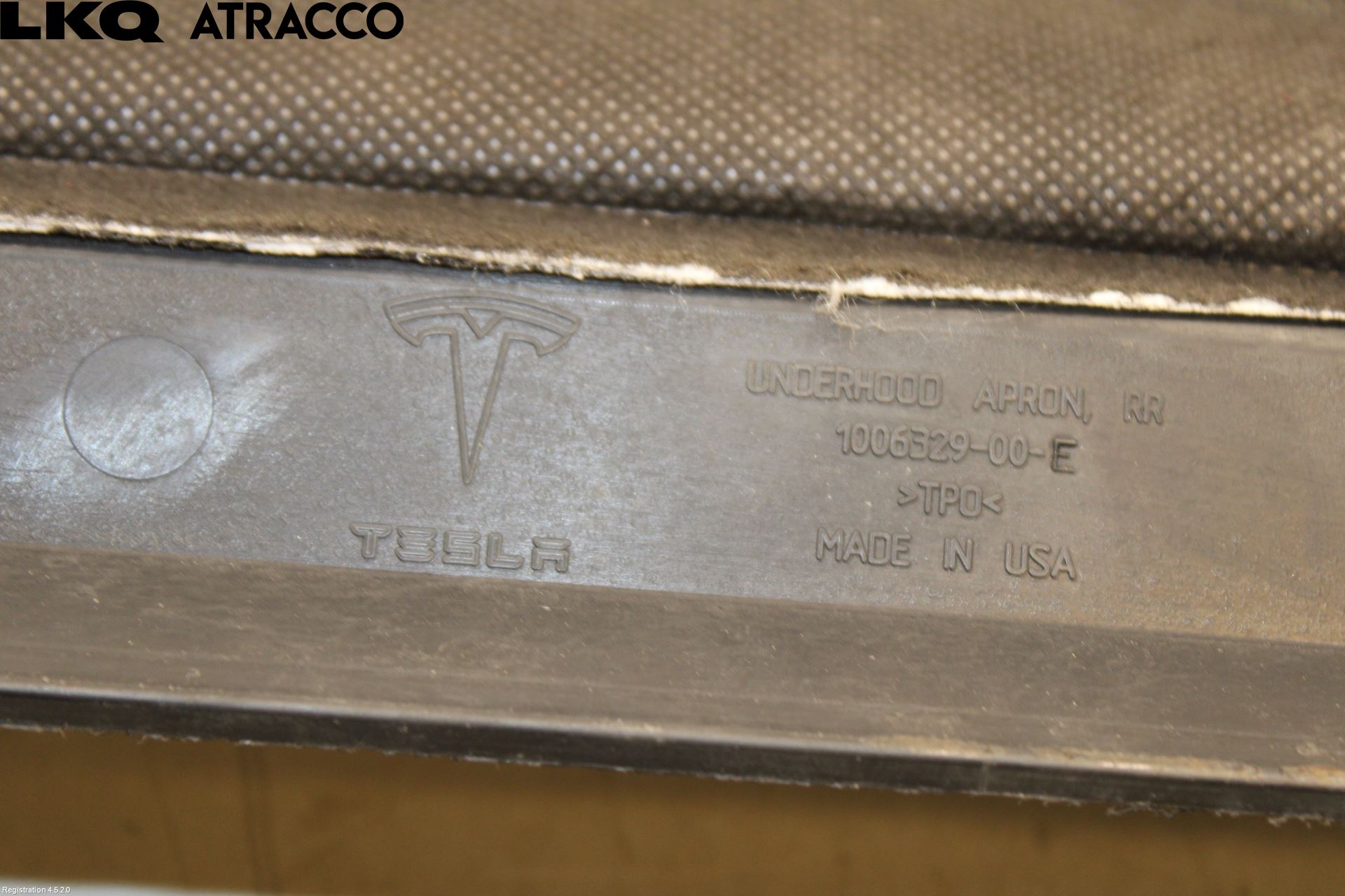 Tesla MODEL S 13- Torpedplåt-Torpedplast
