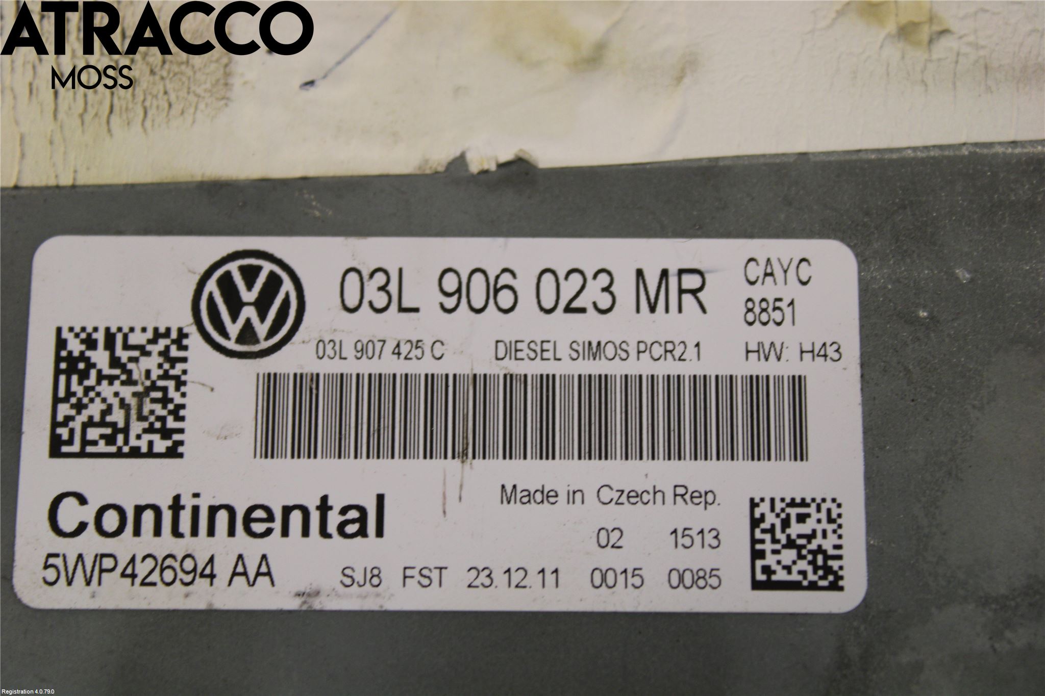 Volkswagen VW GOLF VI 09-13 Styrenhet Insprut Bensin