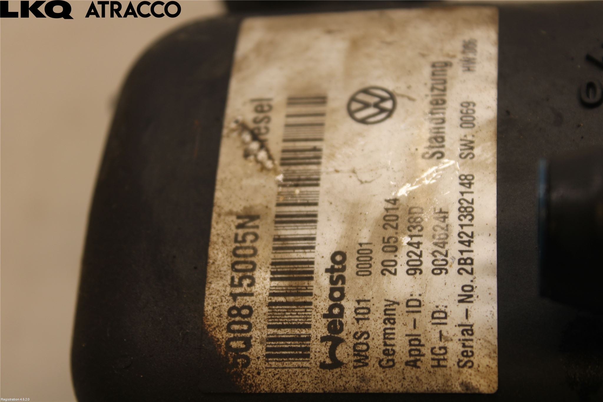 Volkswagen VW GOLF / E-GOLF VII 13-20 Dieselvärmare