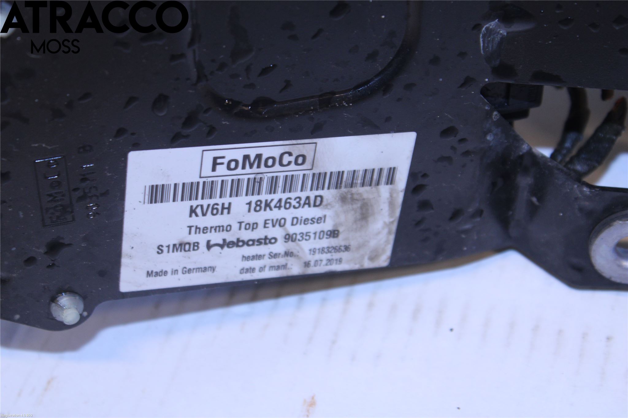 Ford TRANSIT/TOURNEO CONNECT 13-22 Dieselvärmare