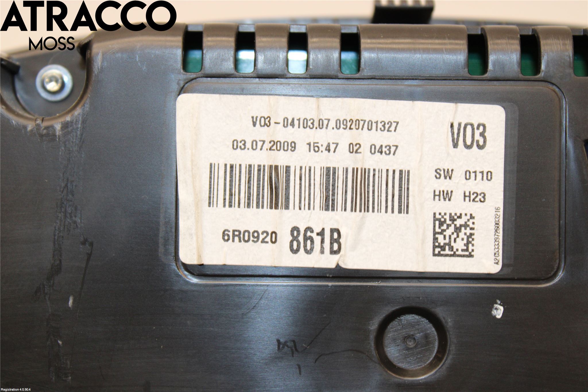 Volkswagen VW POLO 10-17 Instrument Komb
