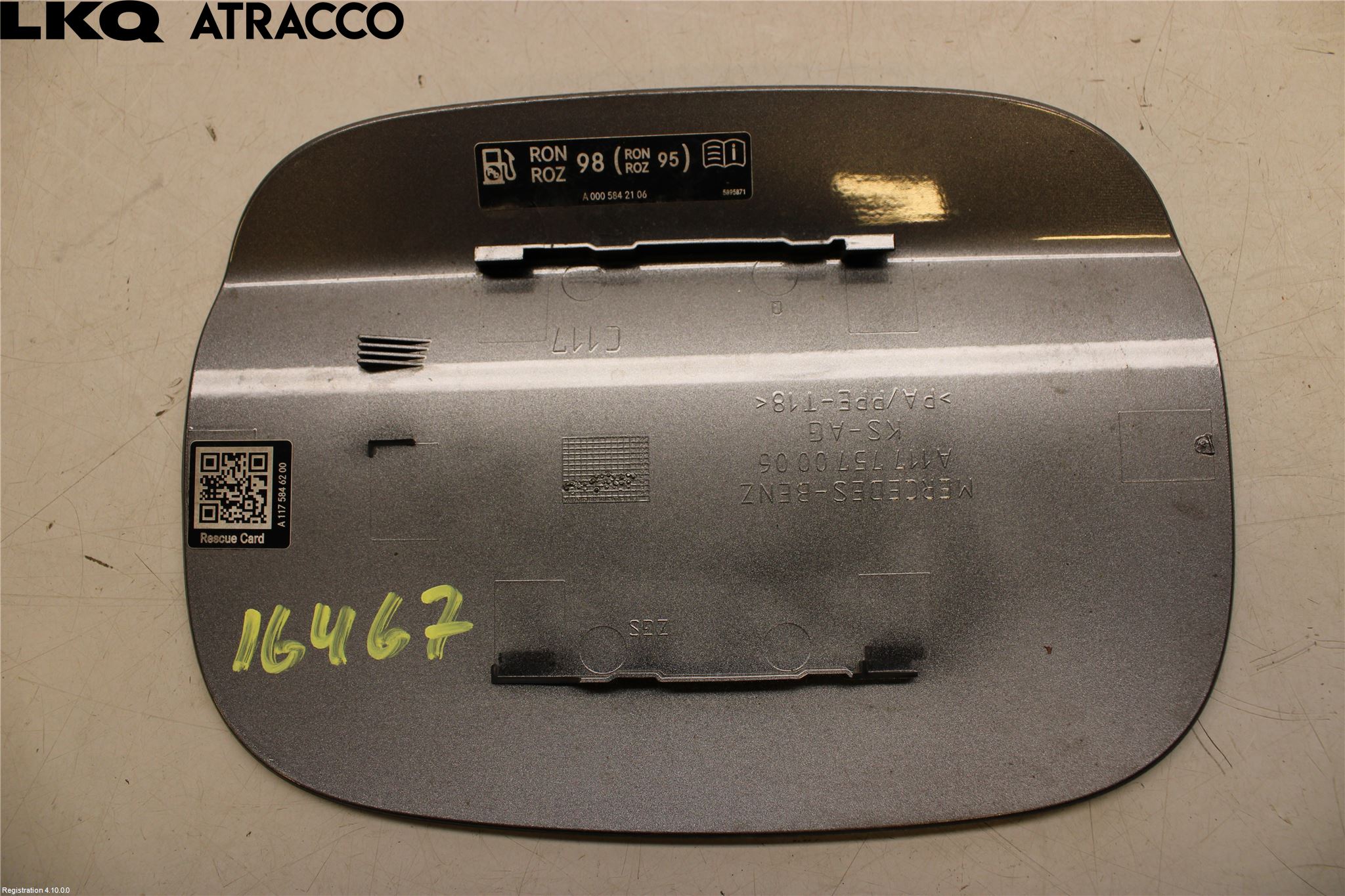 Mercedes-Benz MB CLA-KLASS (C117/X117) 13-19 Tanklucka
