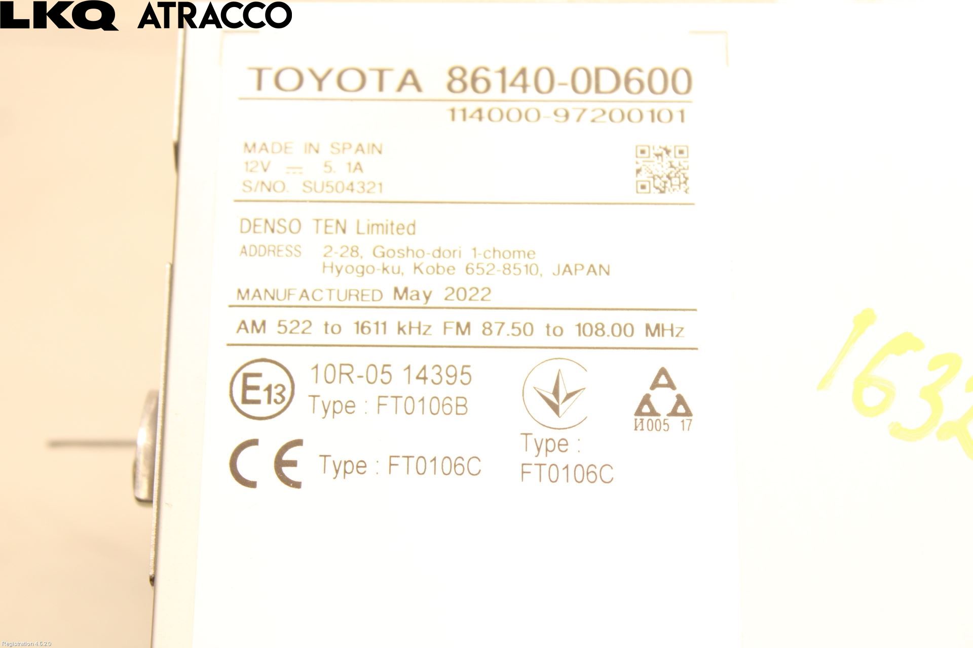 Toyota YARIS CROSS XP21 21- Cd Radio - Multimediapanel
