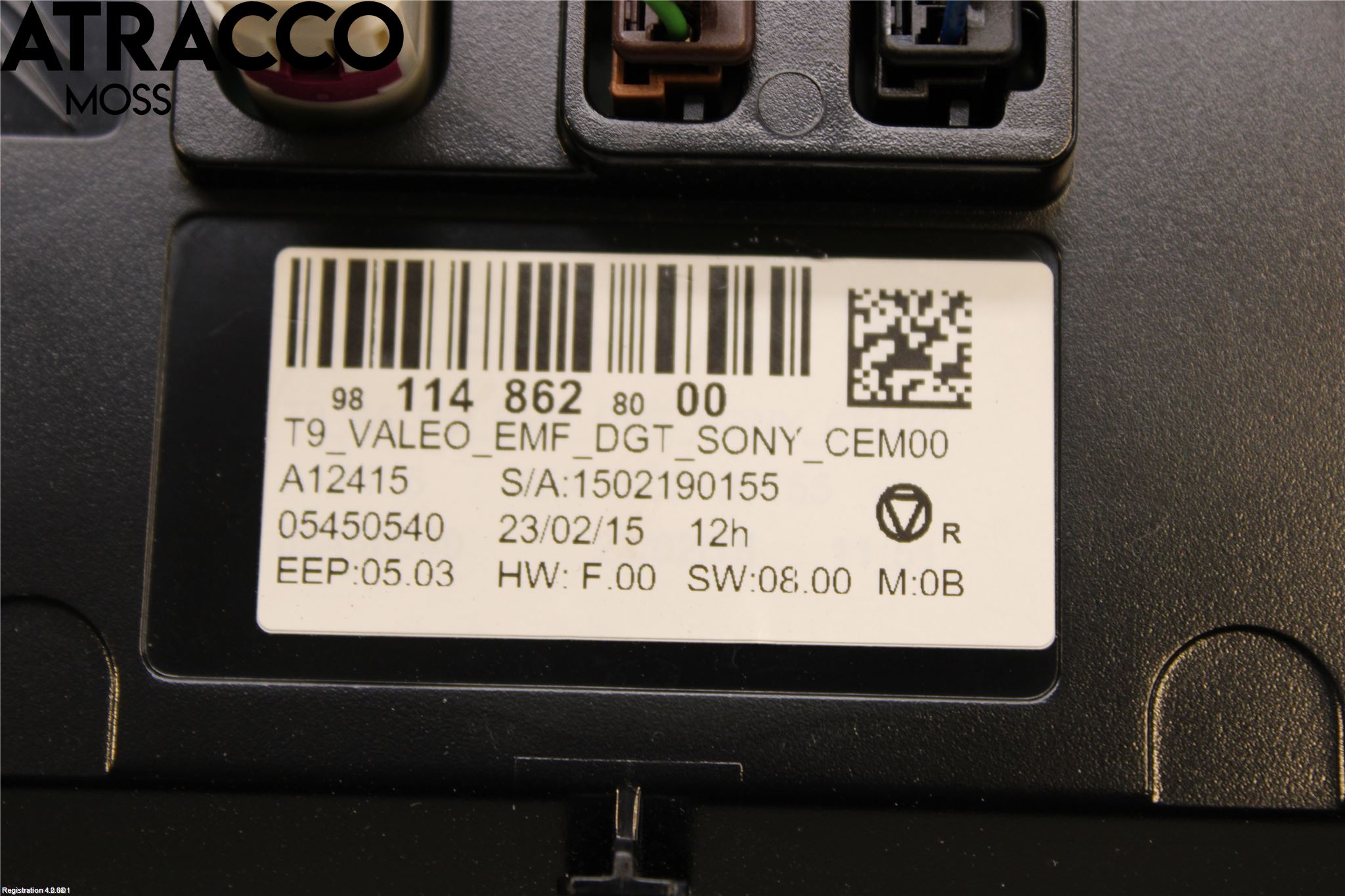 Peugeot 308 14-21 Multifunktionsdisplay