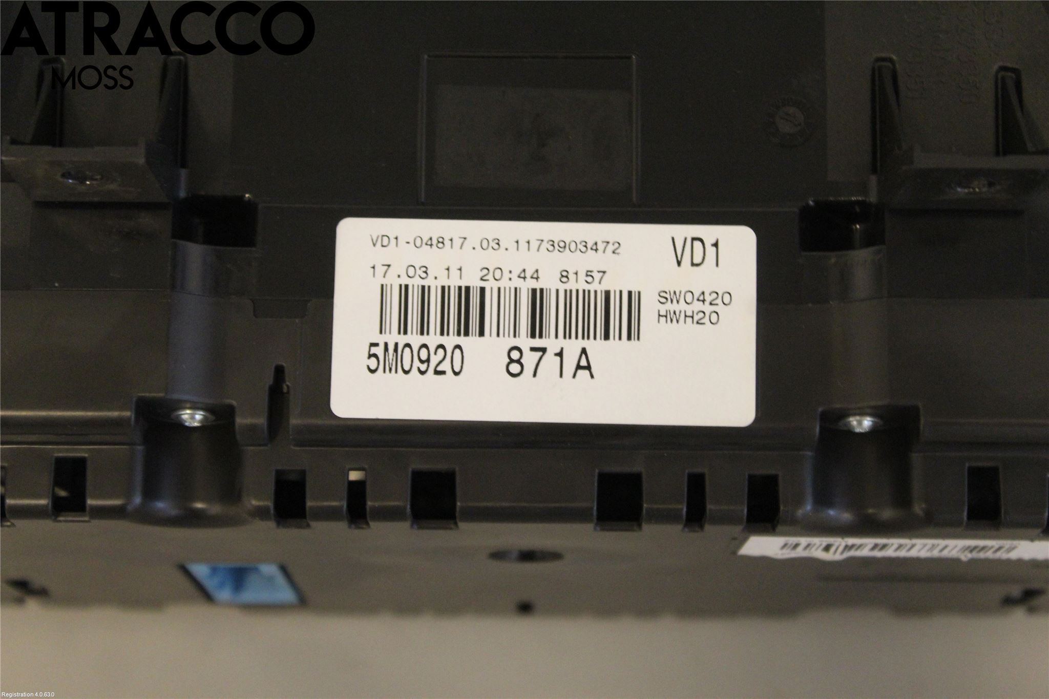 Volkswagen VW GOLF PLUS/CROSS GOLF 04-14 Instrument Komb